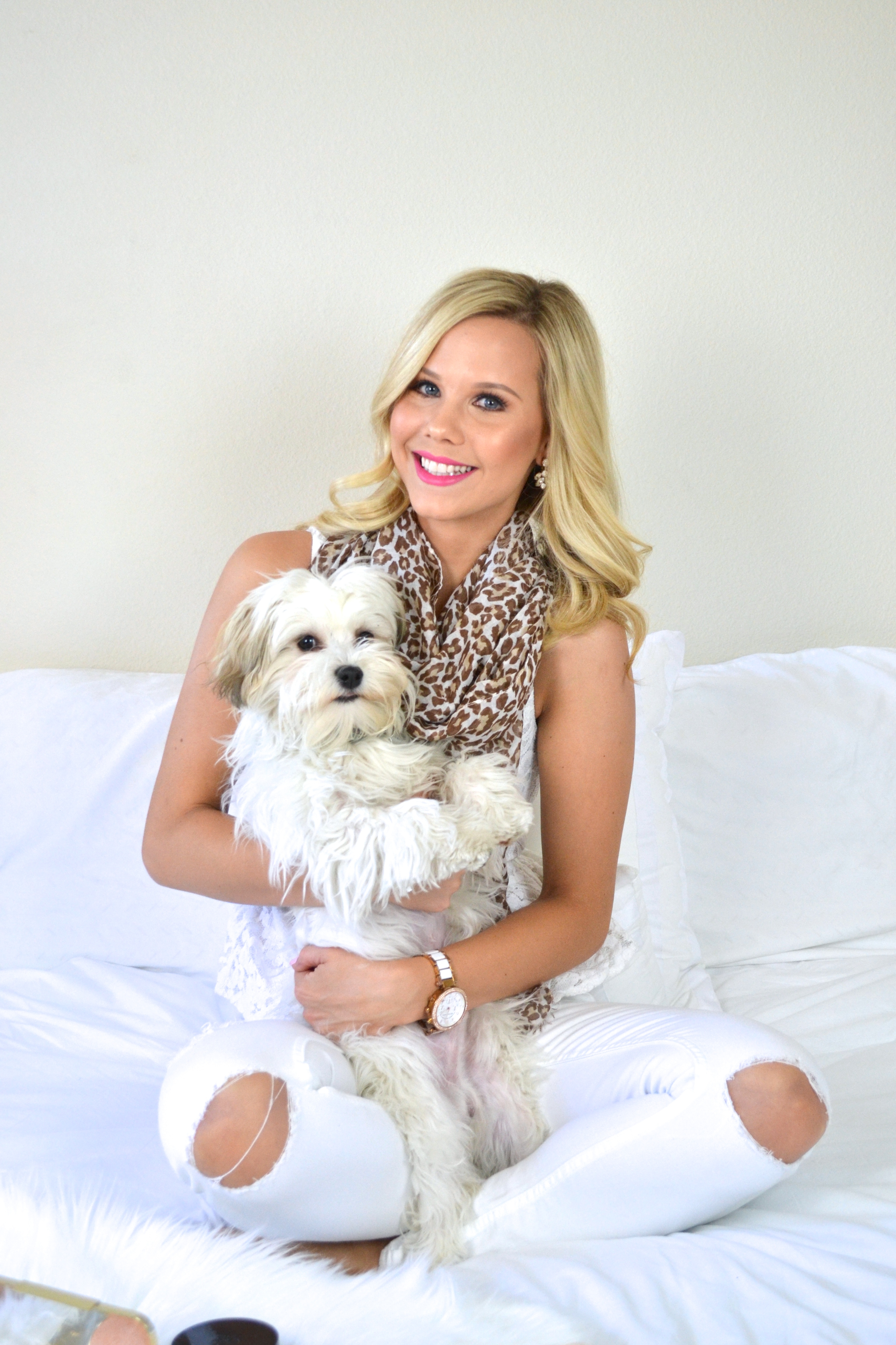 glamlifeliving and Her Puppy