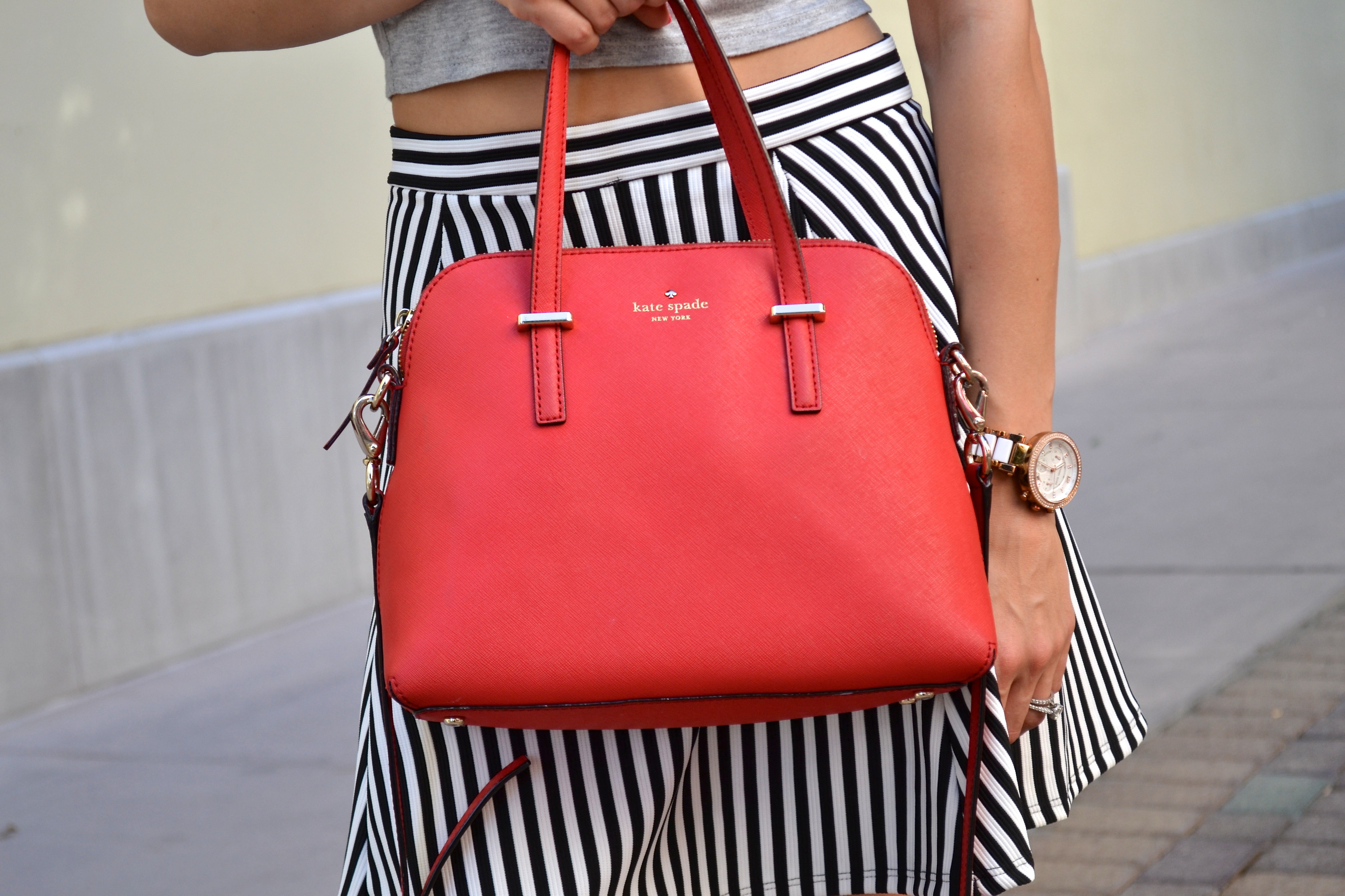 Red Kate Spade Bag |glamlifeliving.com|