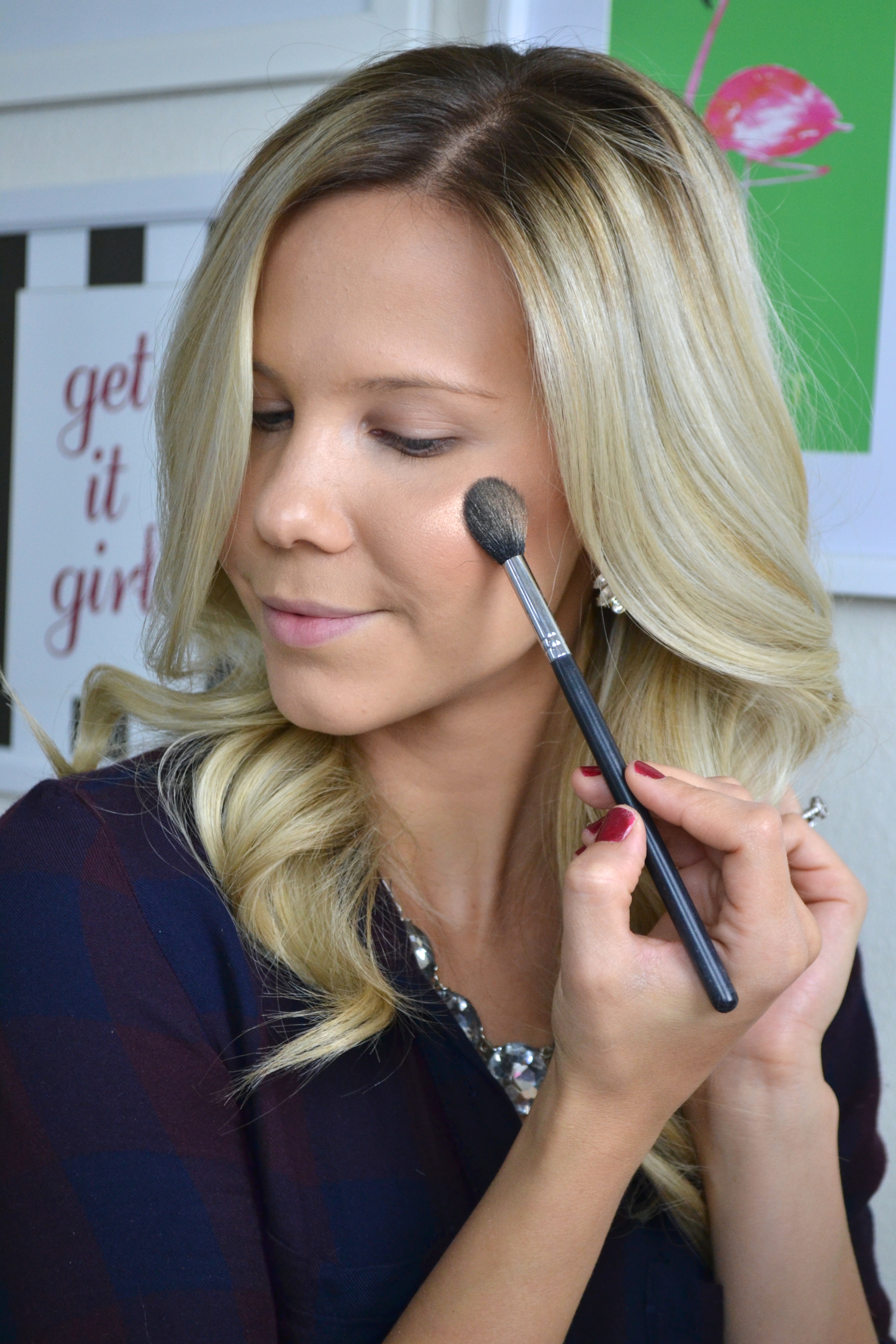 Highlighter |fall makeup look| glamlifeliving.com|