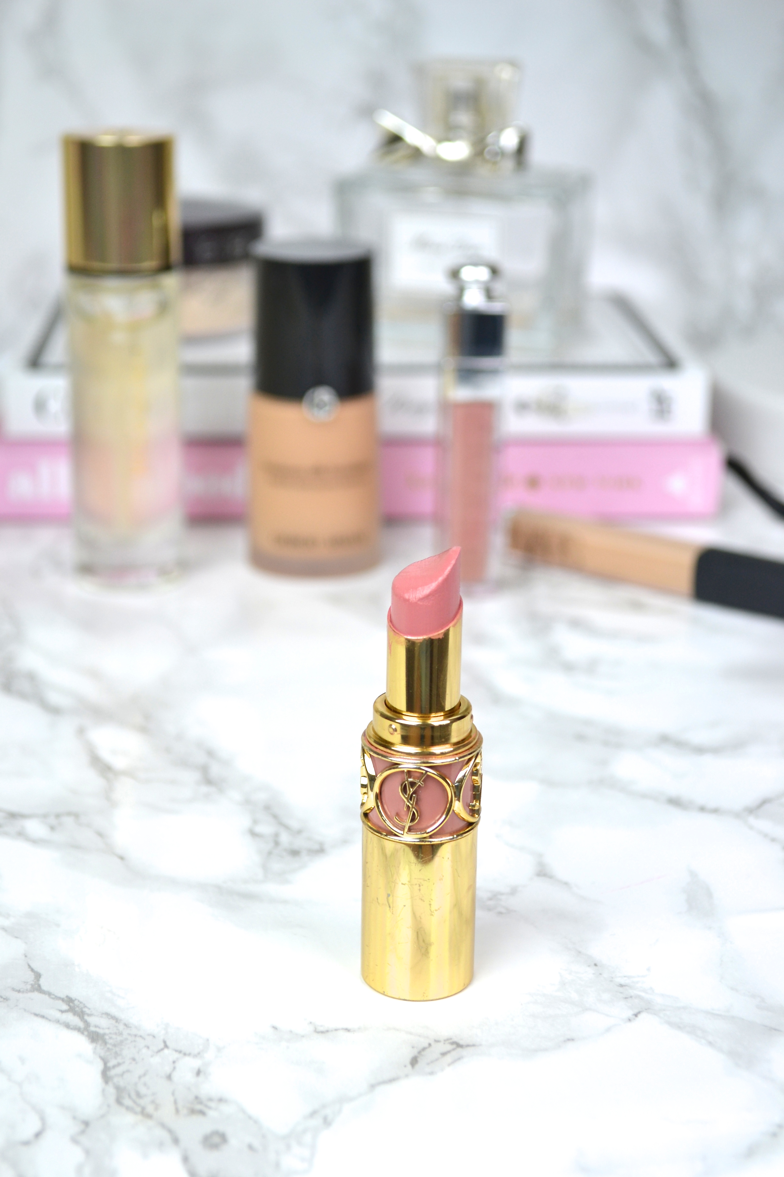 YSL Rouge Volupte Lipstick on glamlifeliving.com 