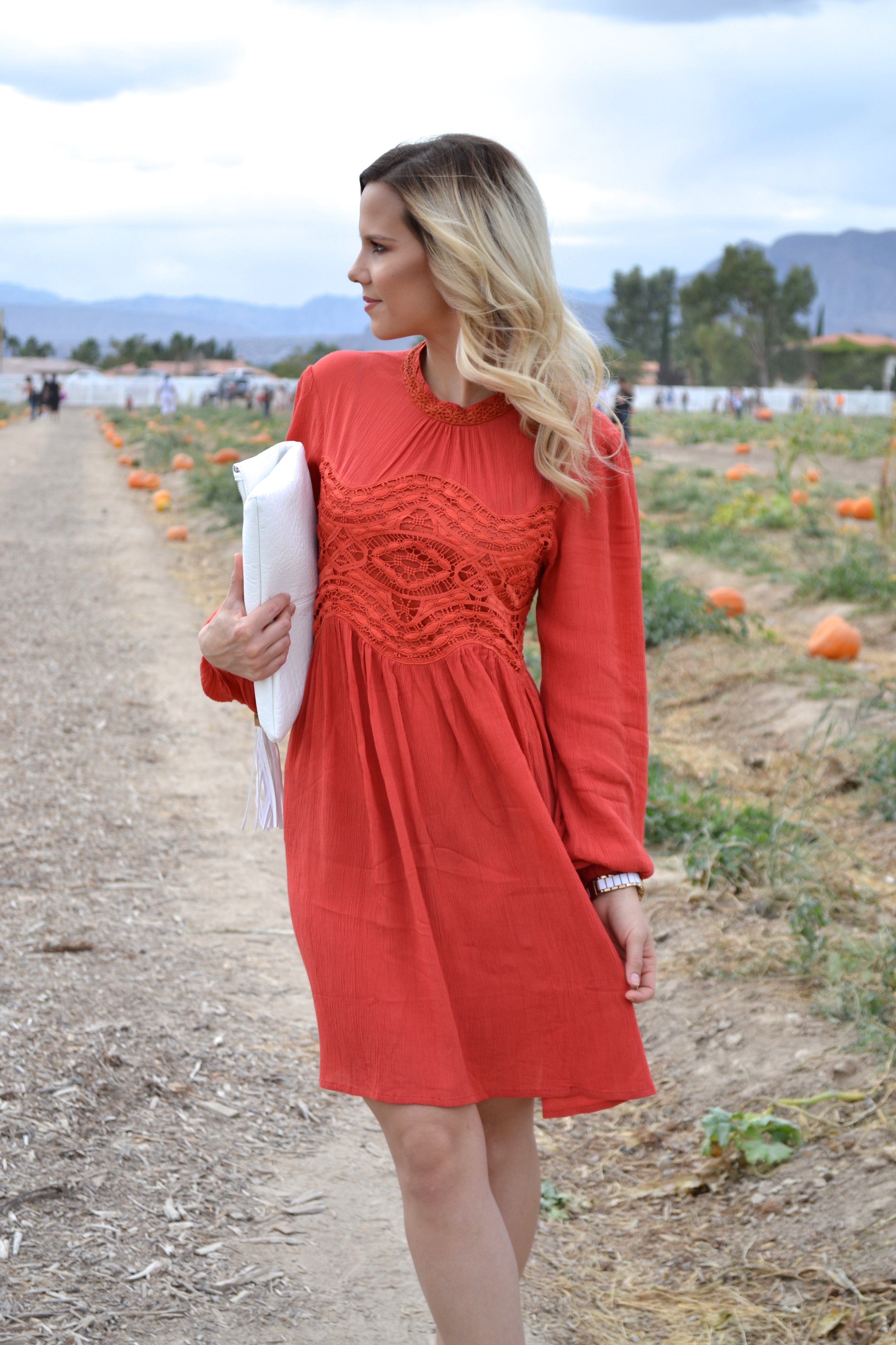 the perfect dress for a pumpkin patch 