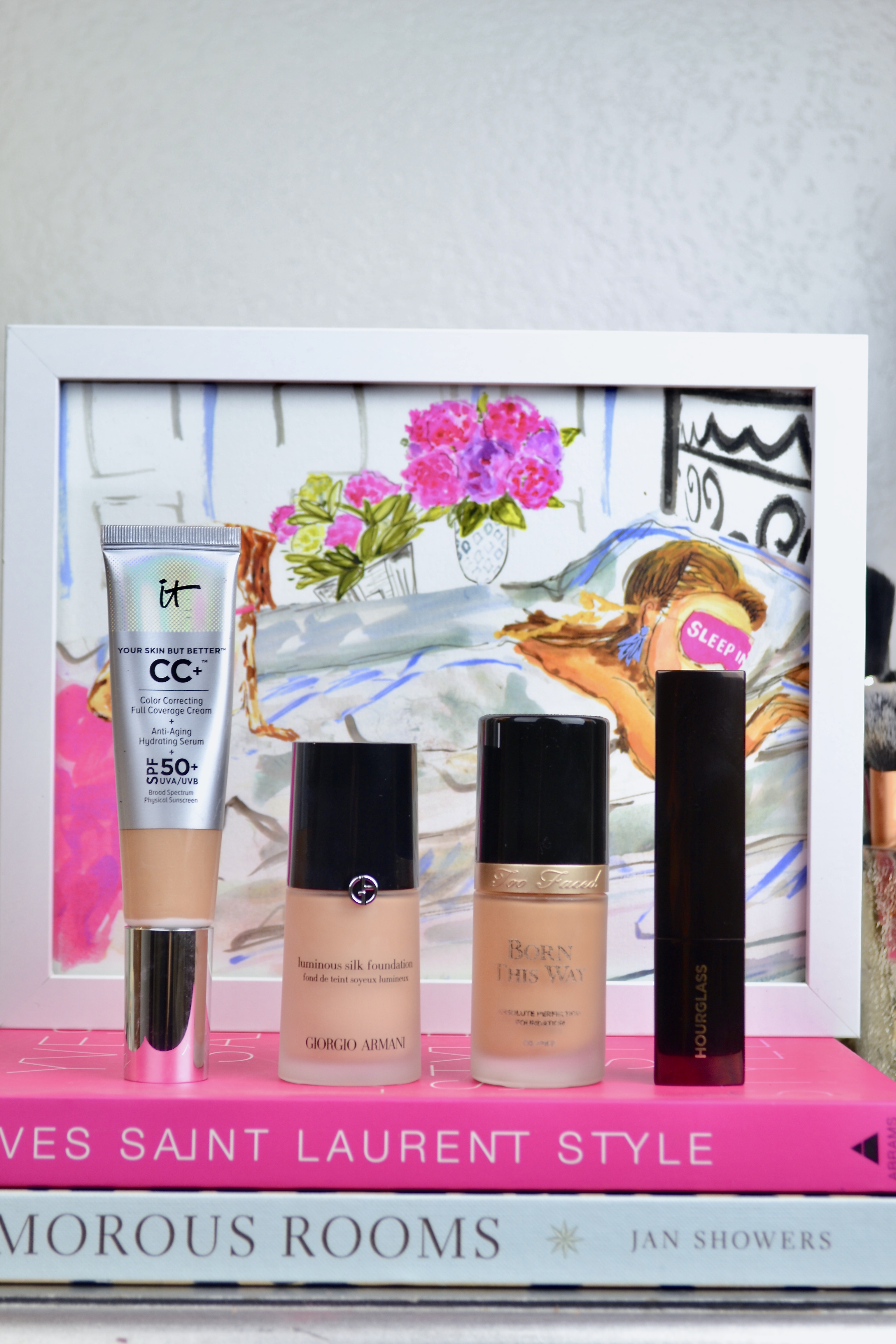 Everything You Need to Know About Foundation |Giorgio Armani Luminous Silk Foundation, Hourglass Vanish Stick Foundation, IT Cosmetics CC Cream, Too Faced Born This Way|