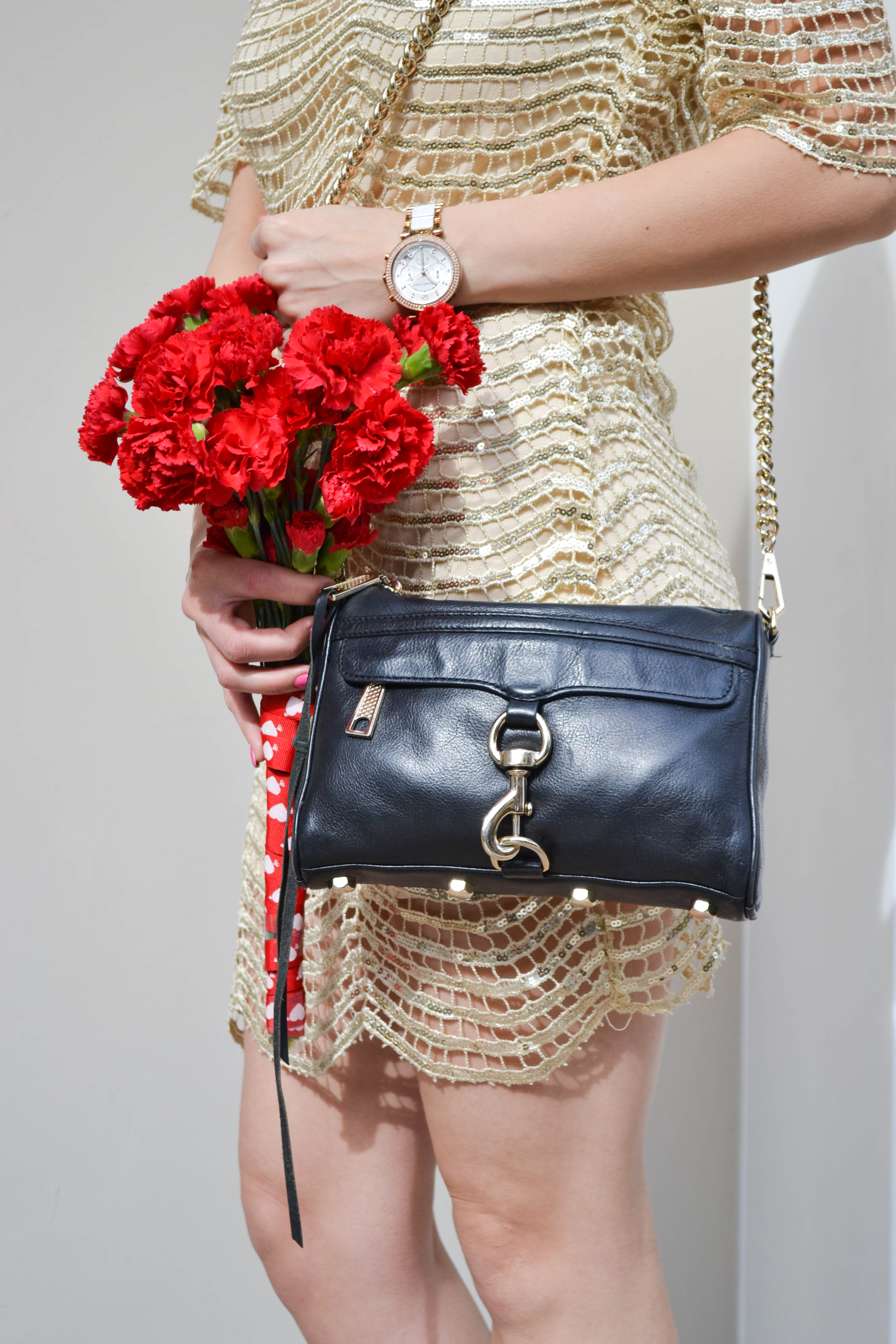 Rebecca Minkoff Crossbody |Valentine's Day Look|