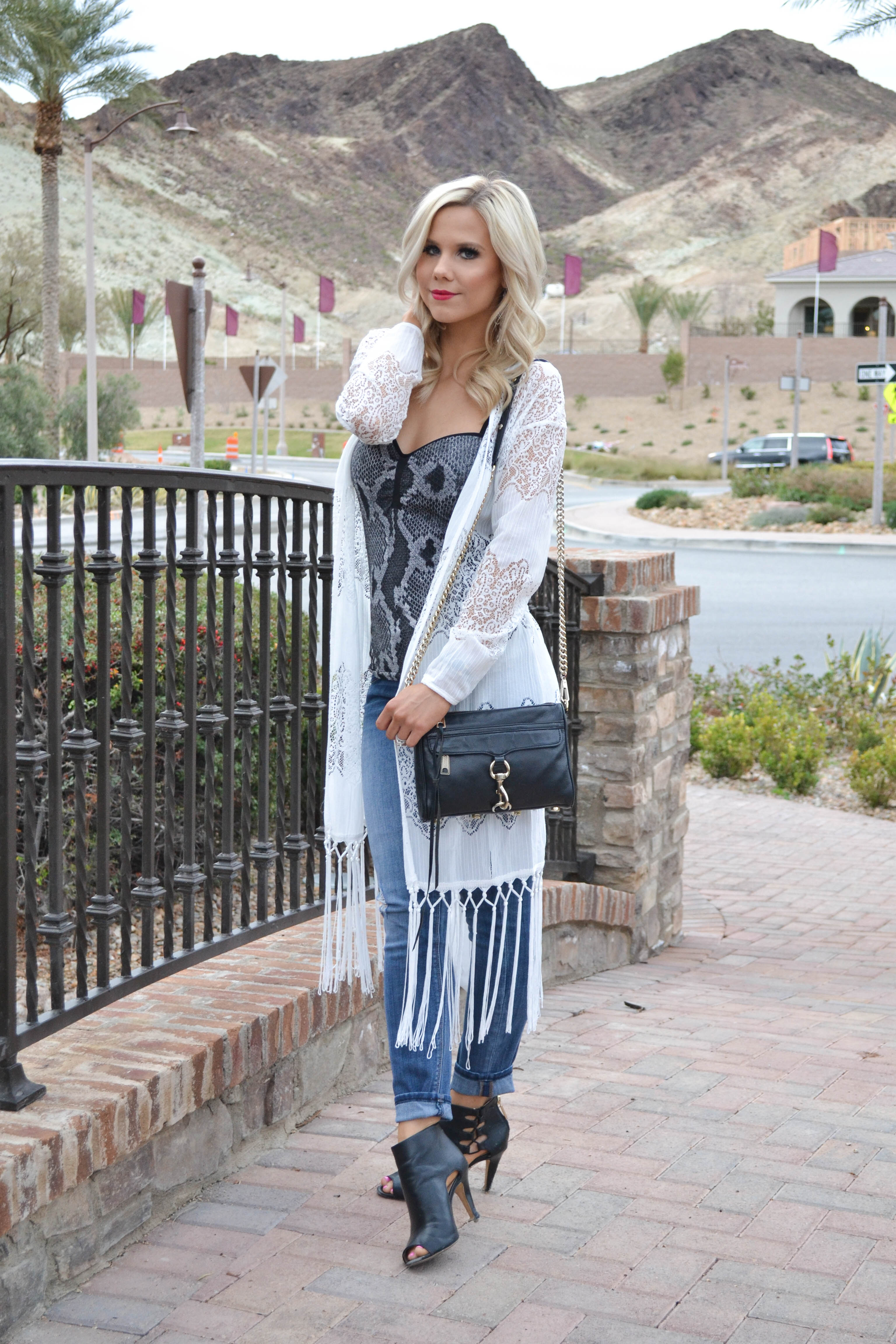 Lace Fringe Kimono |Get Spring and Summer Ready|