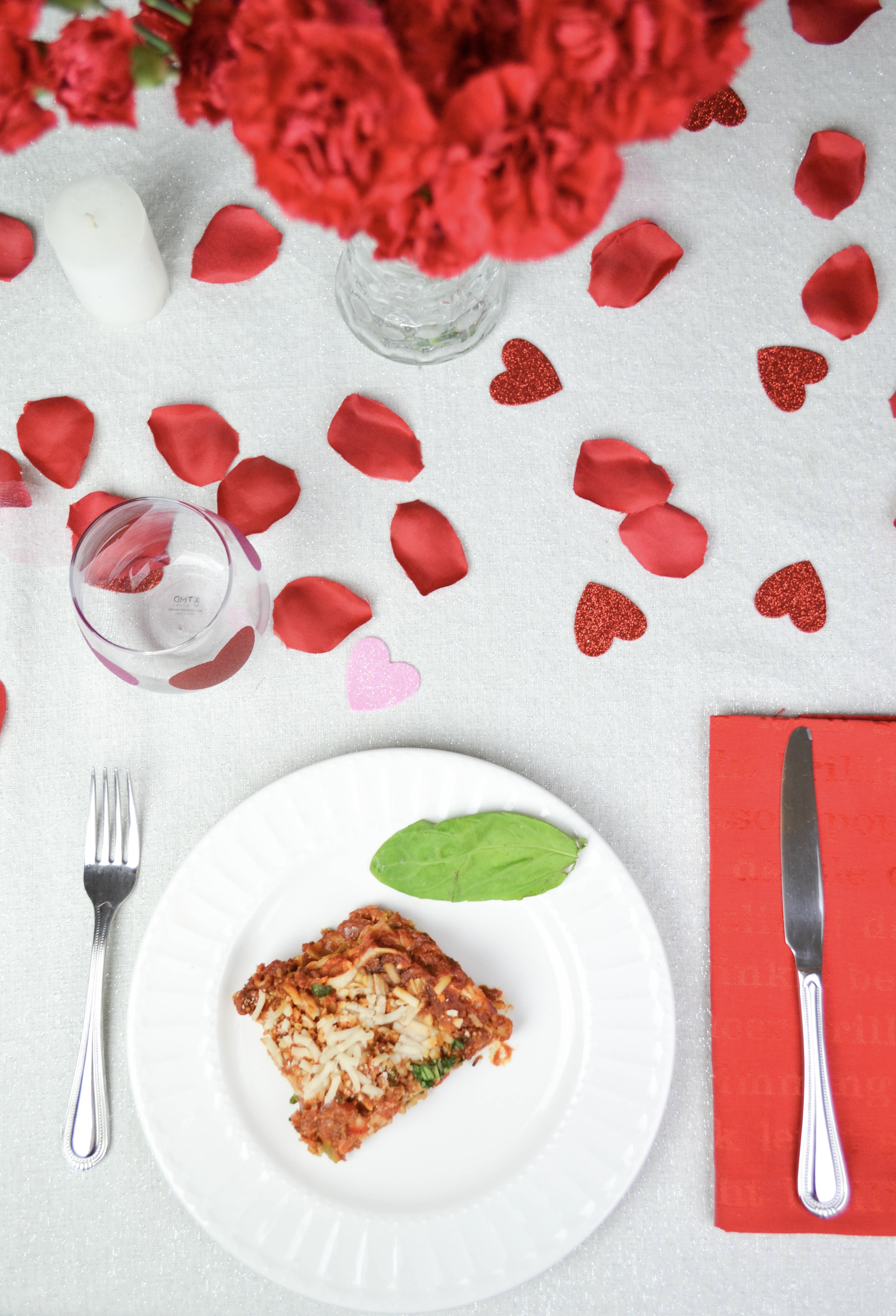 Healthy Vegan Lasagne for a Romantic Valentine's Day Dinner on glamlifeliving.com