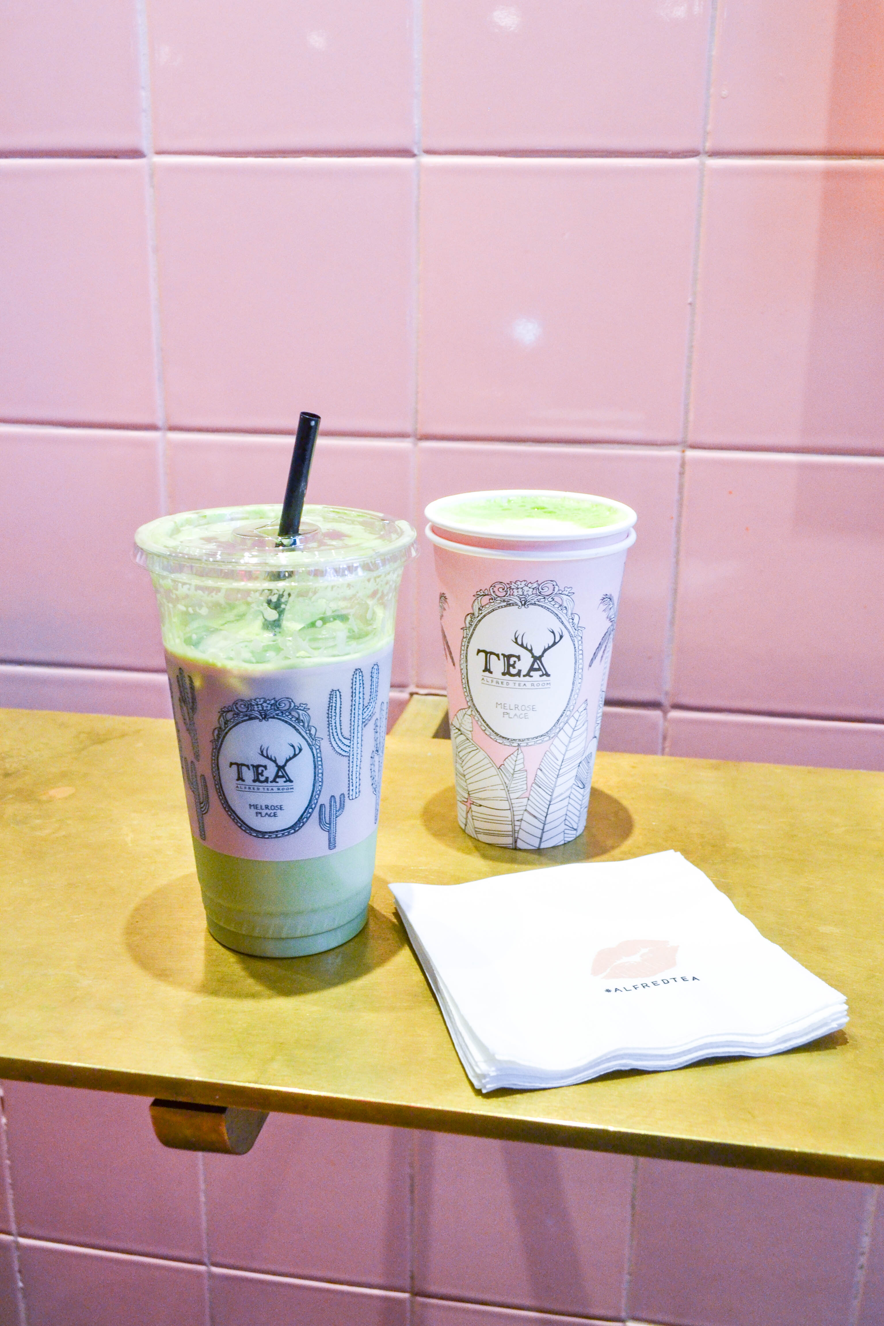 green tea matcha, Alfred Tea Room, L.A Guide, L.A Travel Guide