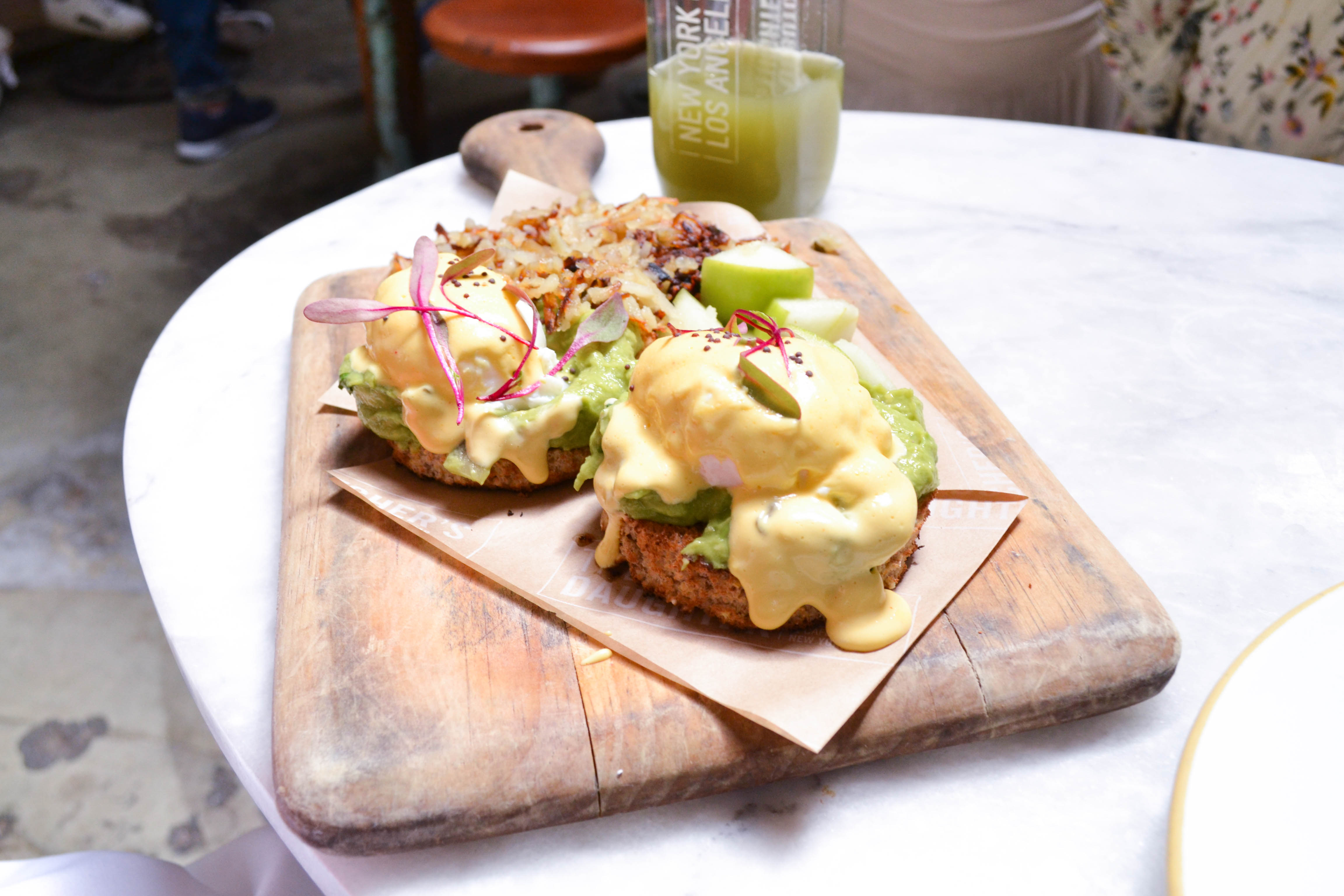 The Butcher's Daughter Avocado Benedict |Weekend Getaway to L.A|