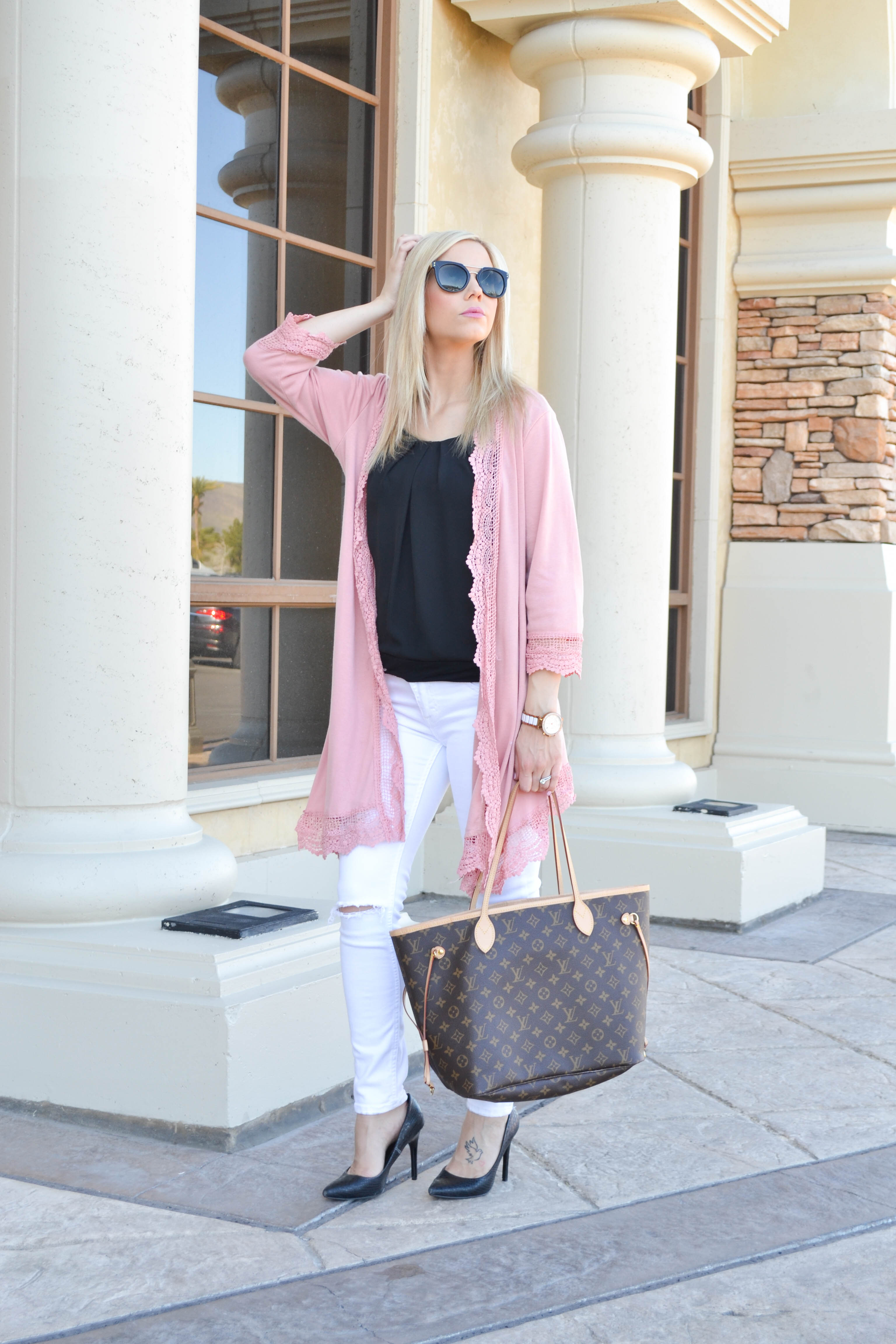 casual style, blogger style, fashion blogger, pink cardigan, fashion