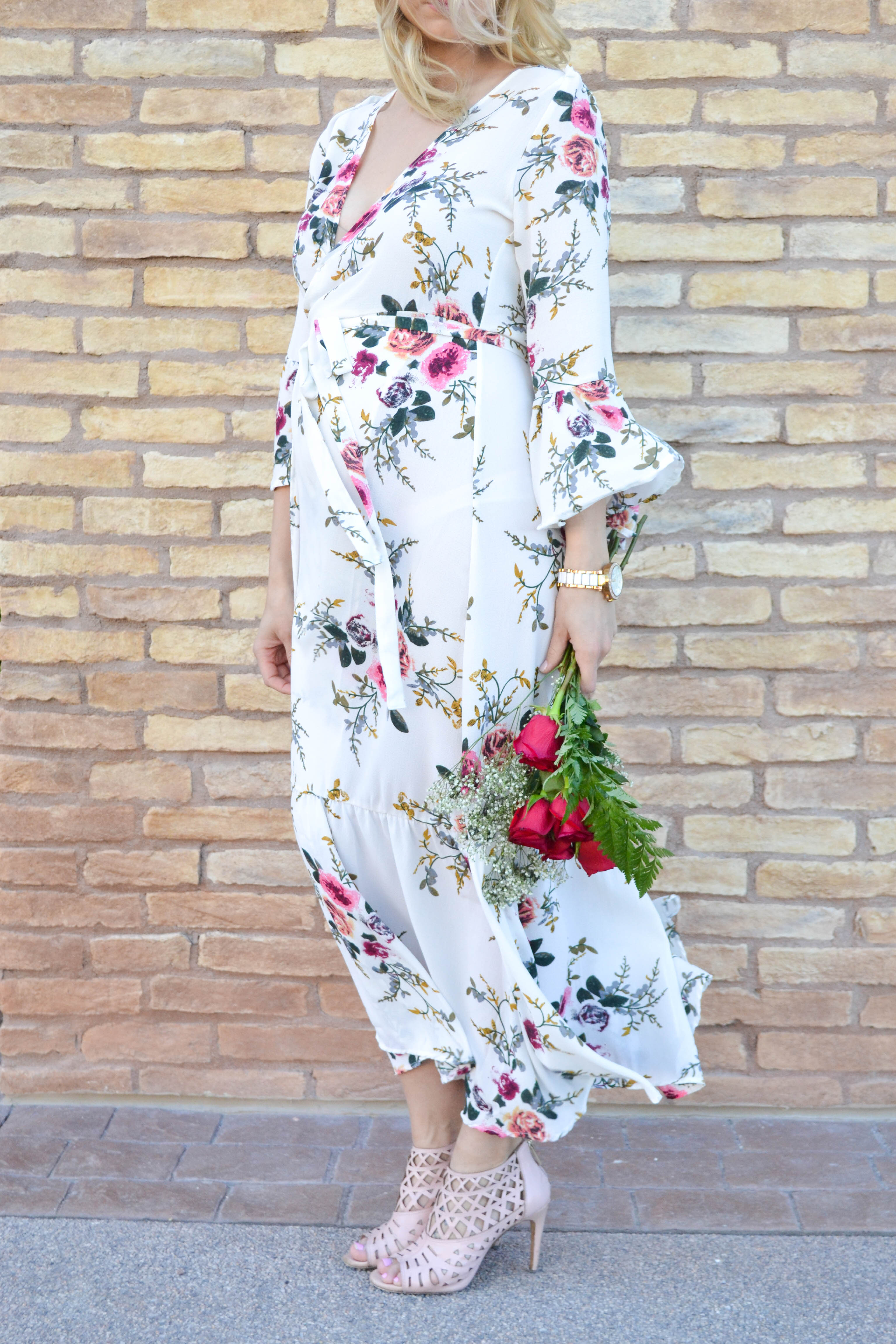 Floral Wrap Dress that is Perfect for Spring