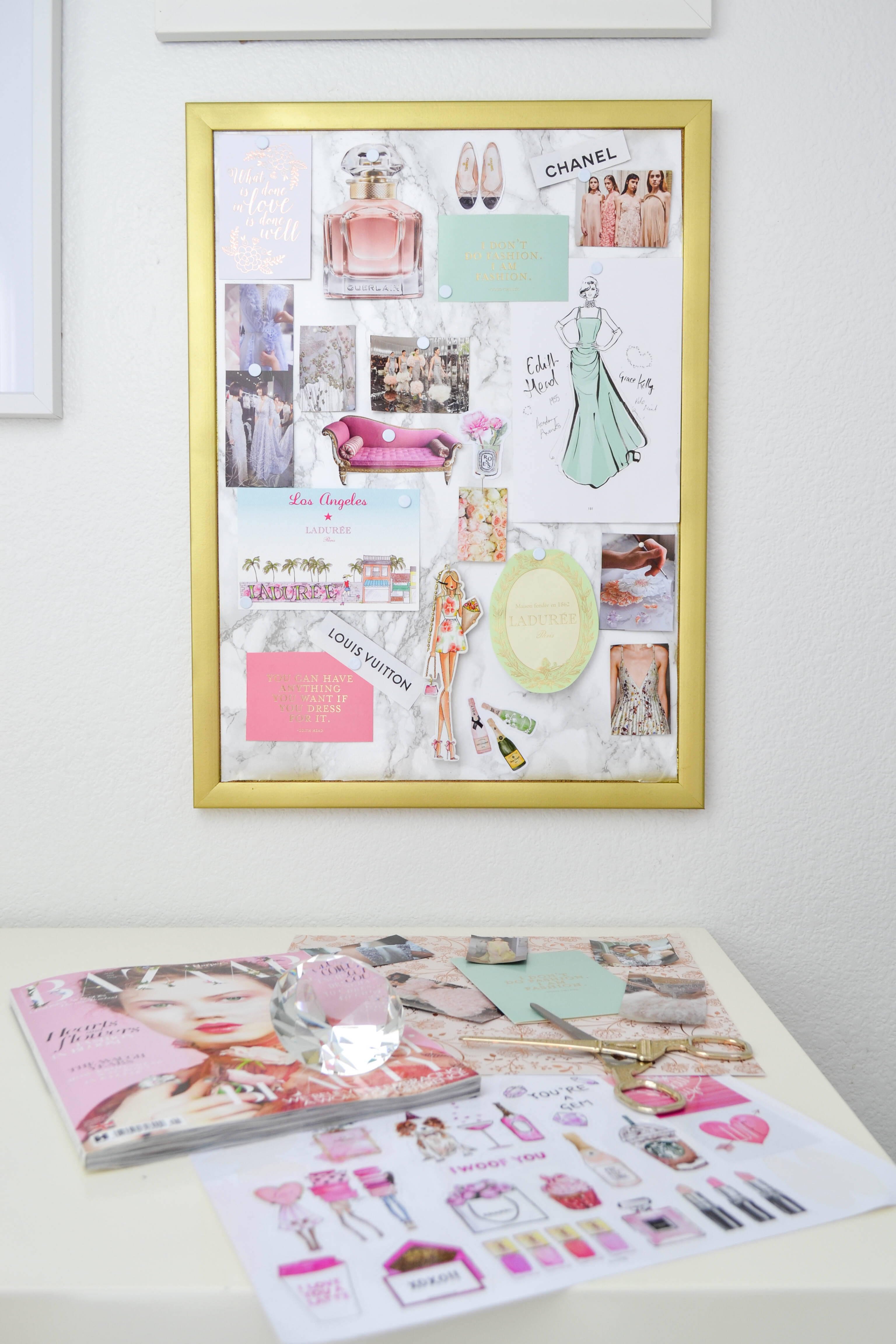 4 Tips for Regaining Inspiration + DIY Vision Board for Home Office