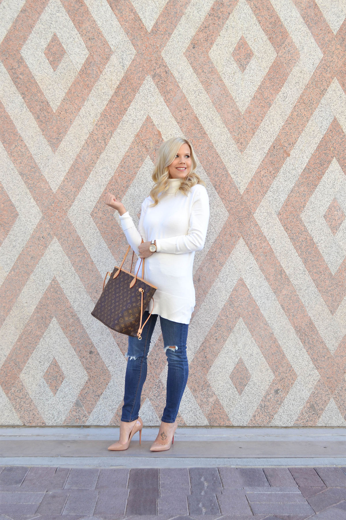 sweater weather, fall style, fall fashion, neutral fall look, cream sweater 