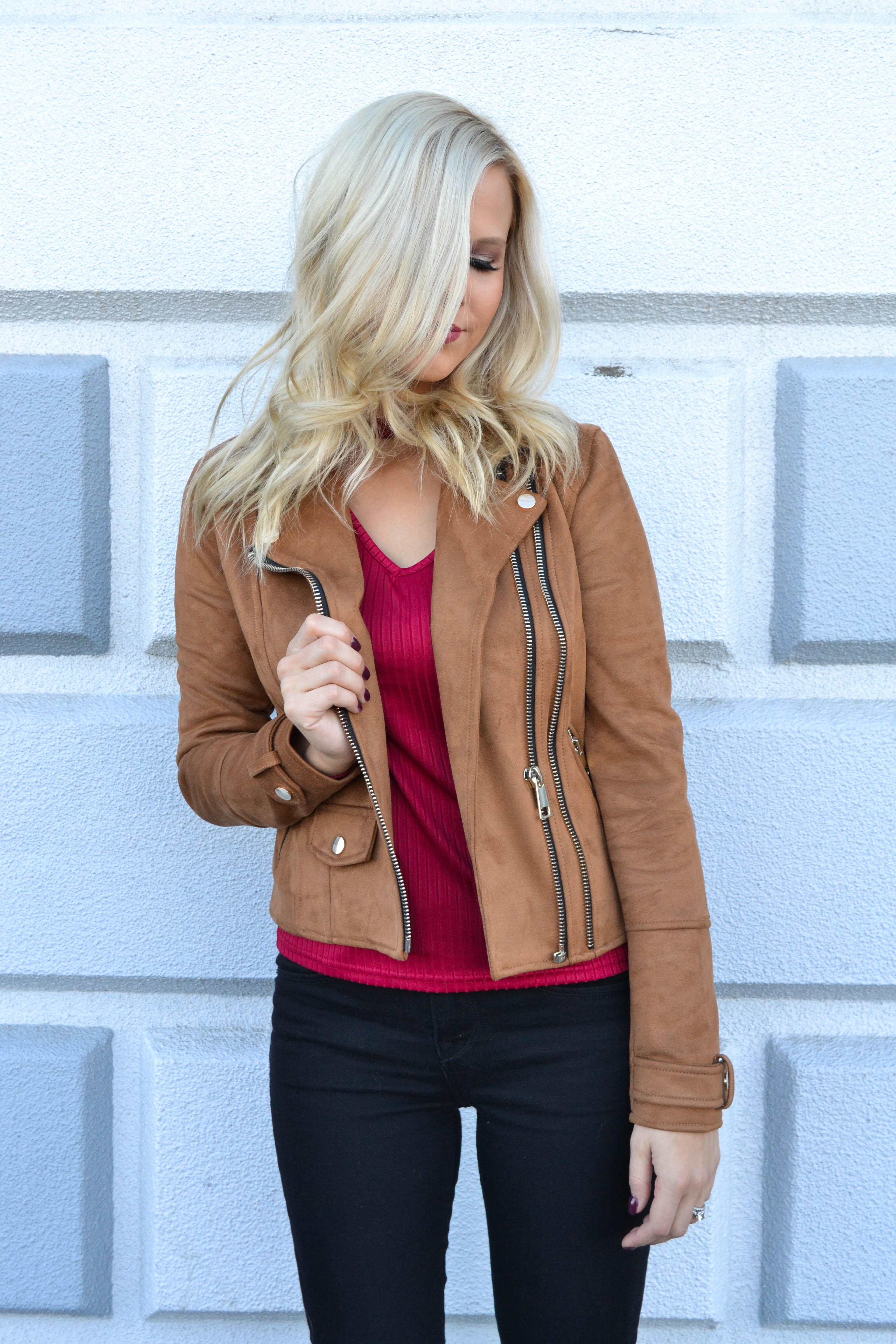 suede jacket for fall 