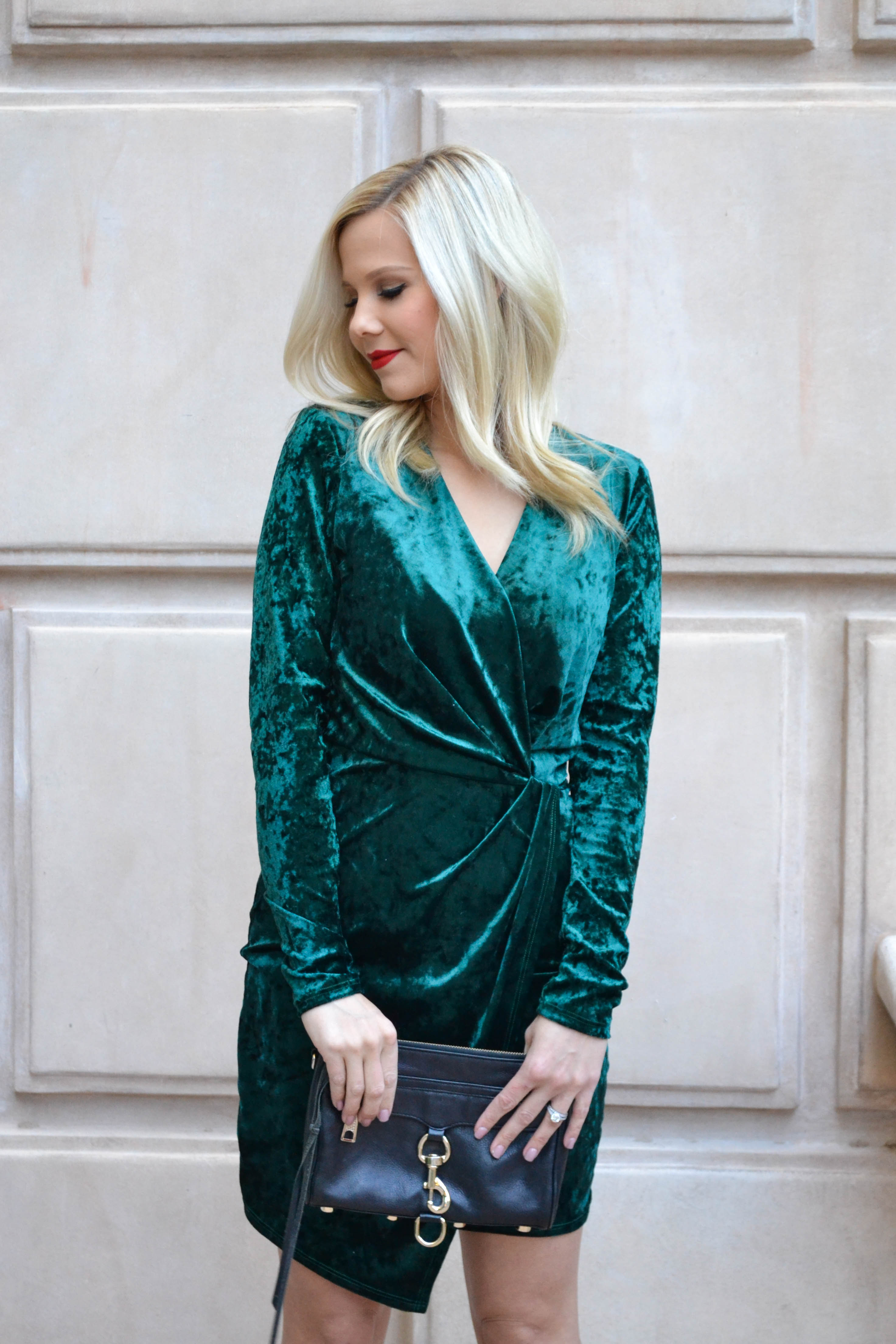 green velvet dress for Christmas