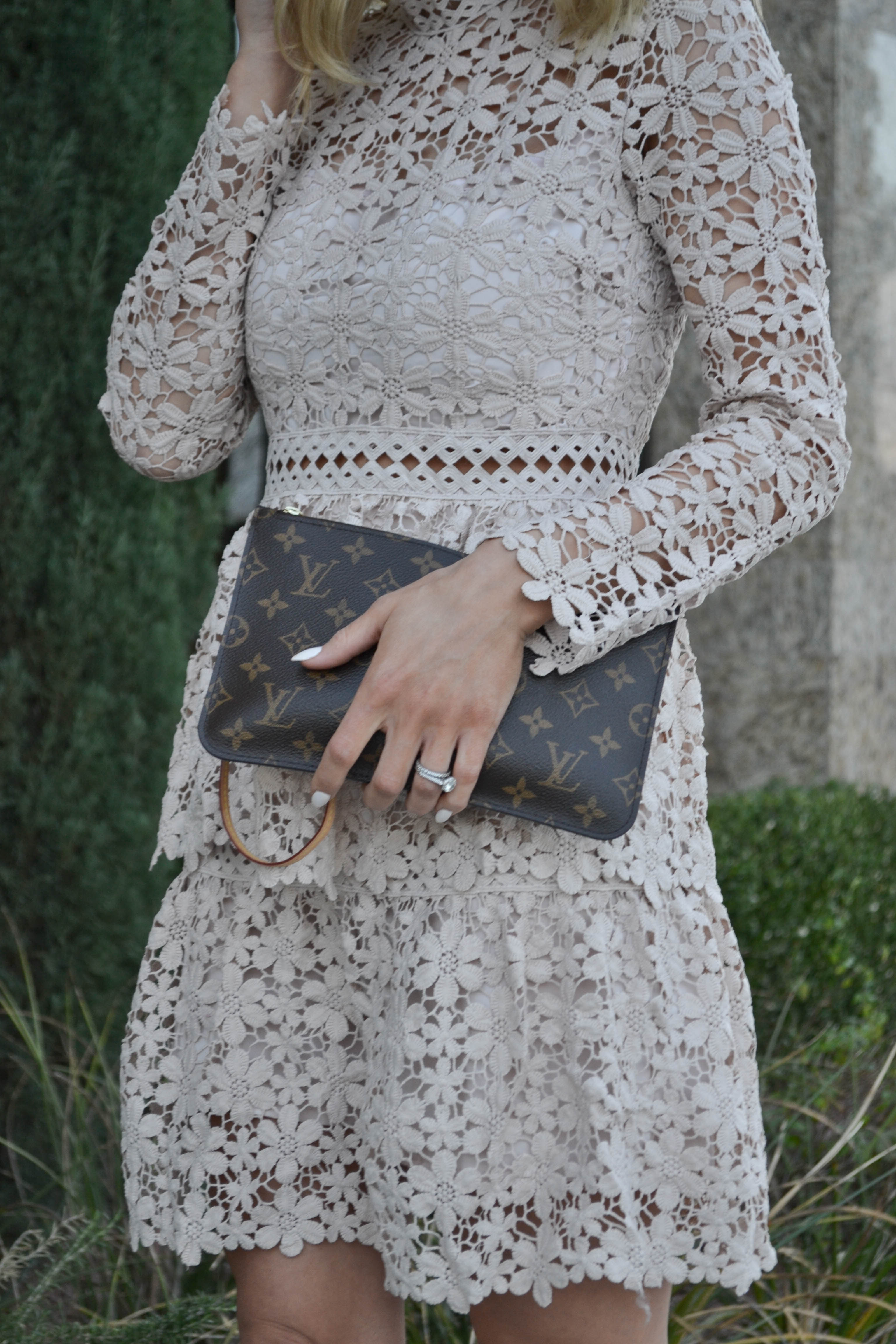 chicwish lace dress