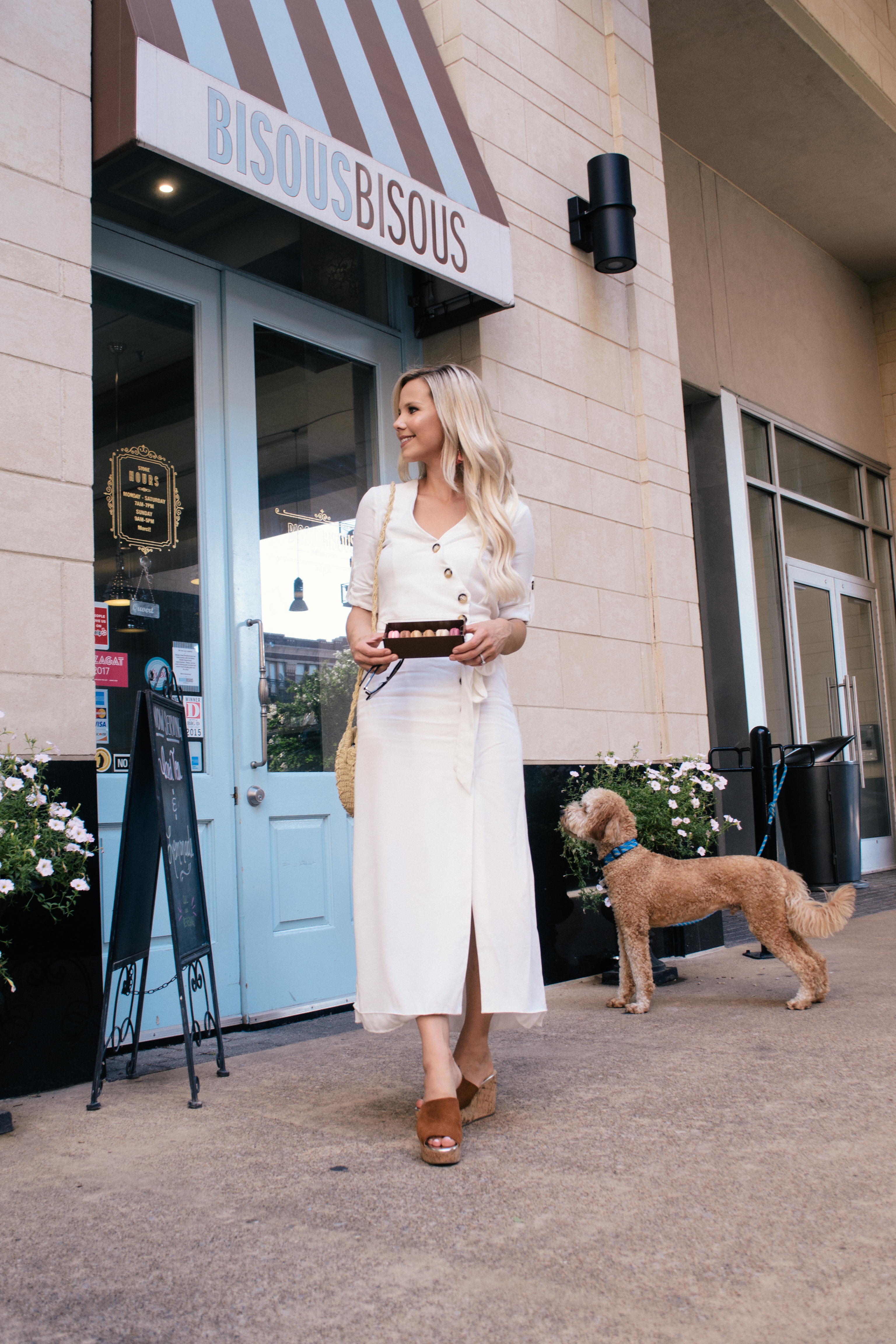 Dallas fashion blogger at Bious Bious Pattiserie 