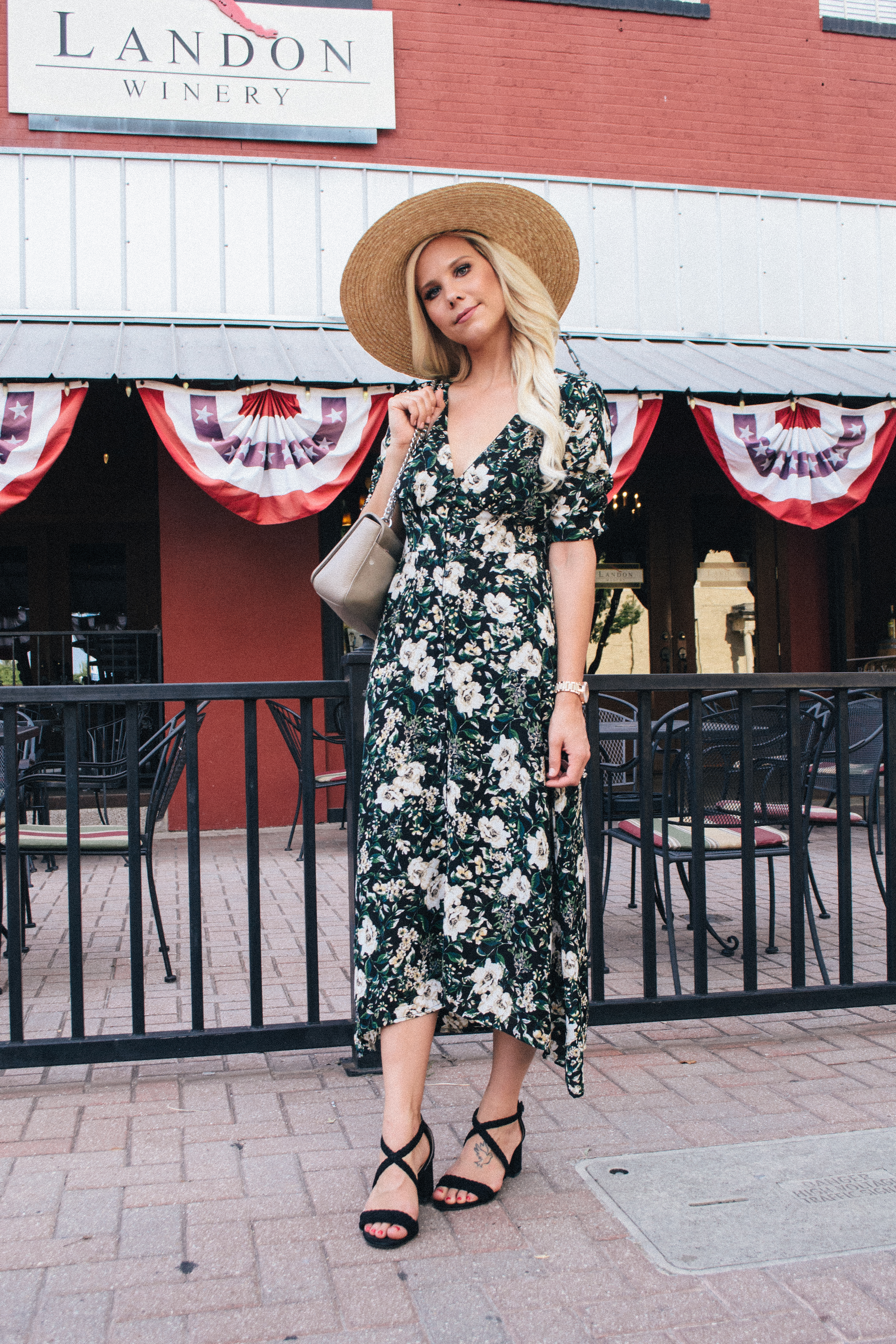 Learn how to easily transition your summer wardrobe to fall with these easy style tips. I am featuring this beautiful green floral dress on Glam Life Living today! 