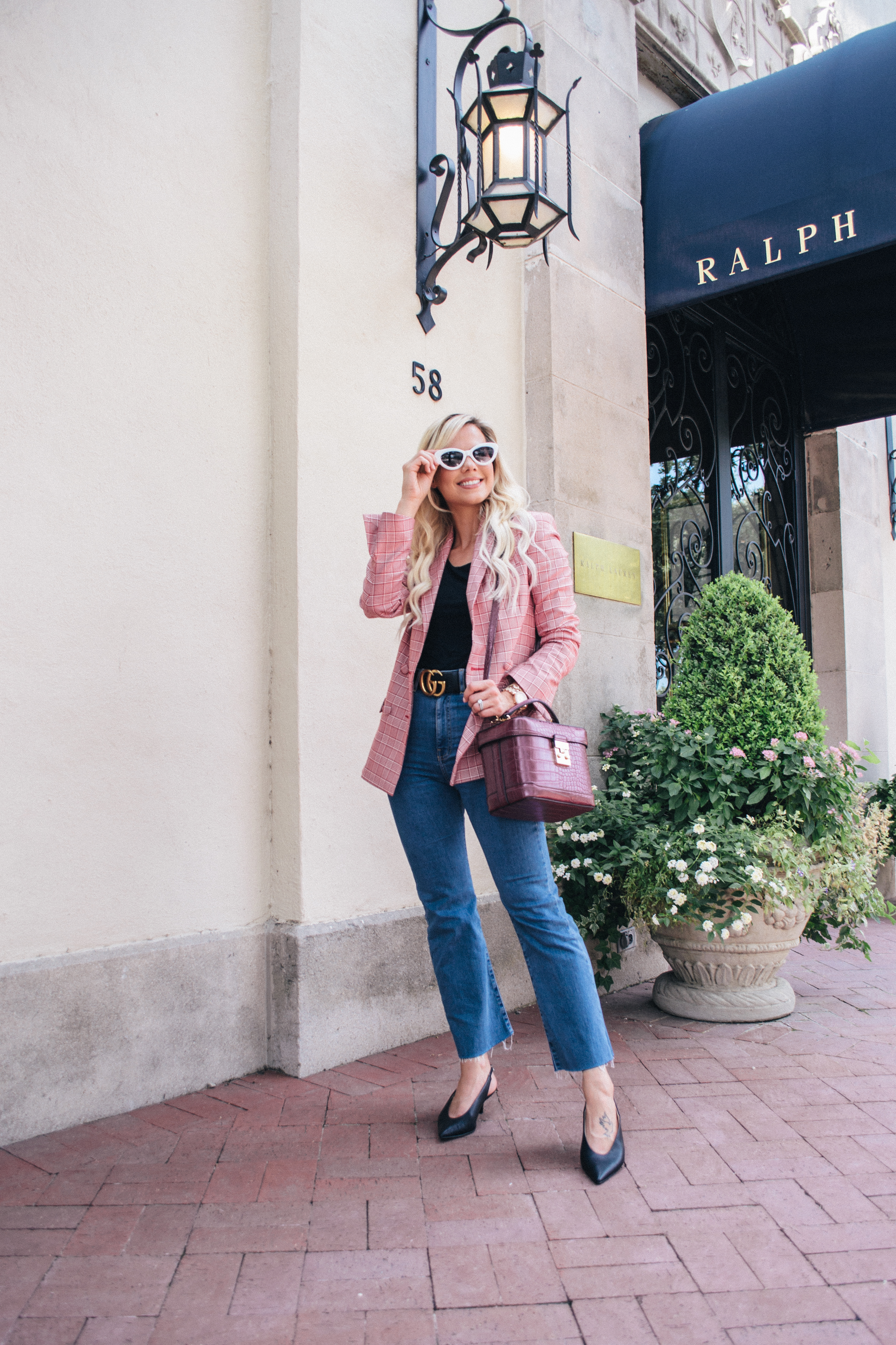 Fall Trend Memo: Check Blazers, saville row blazers for fall 2018, fall outfit, blonde blogger, back to school outfit 