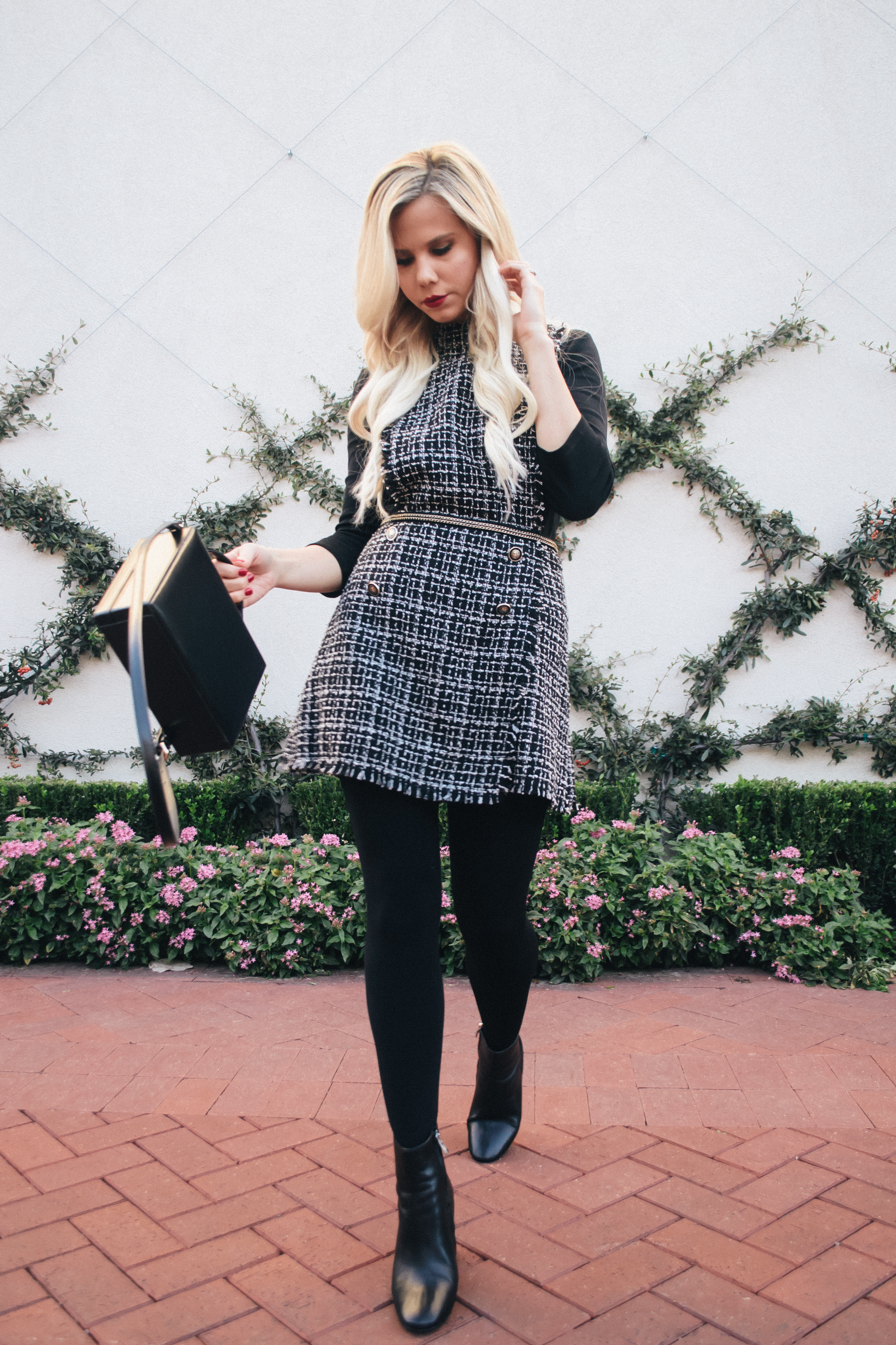 Tweed Dress #tweed #fashion #winterstyle