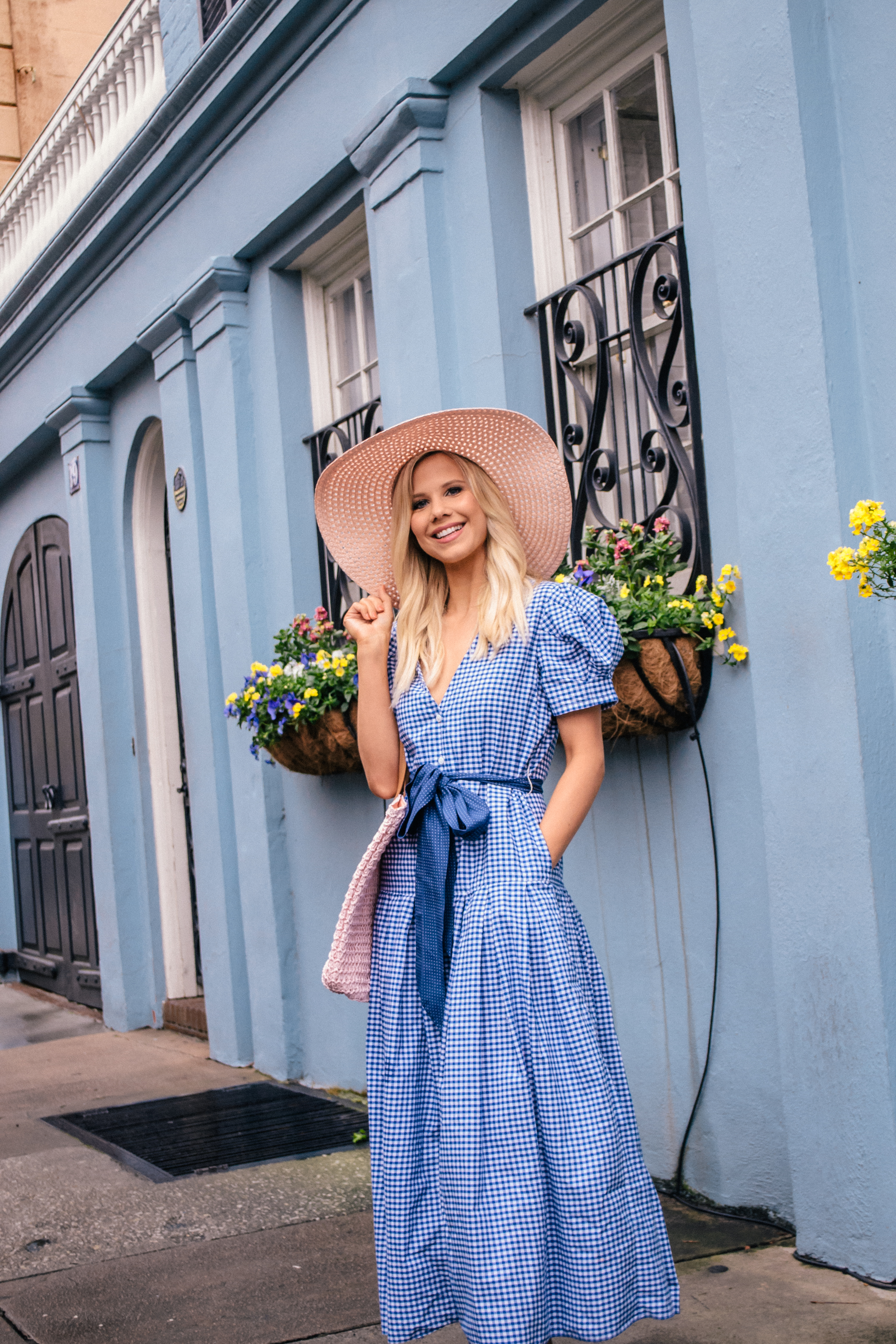 spring style, gingham for spring, gingham dress, vintage style, retro summer style #springstyle #style #spring #gingham
