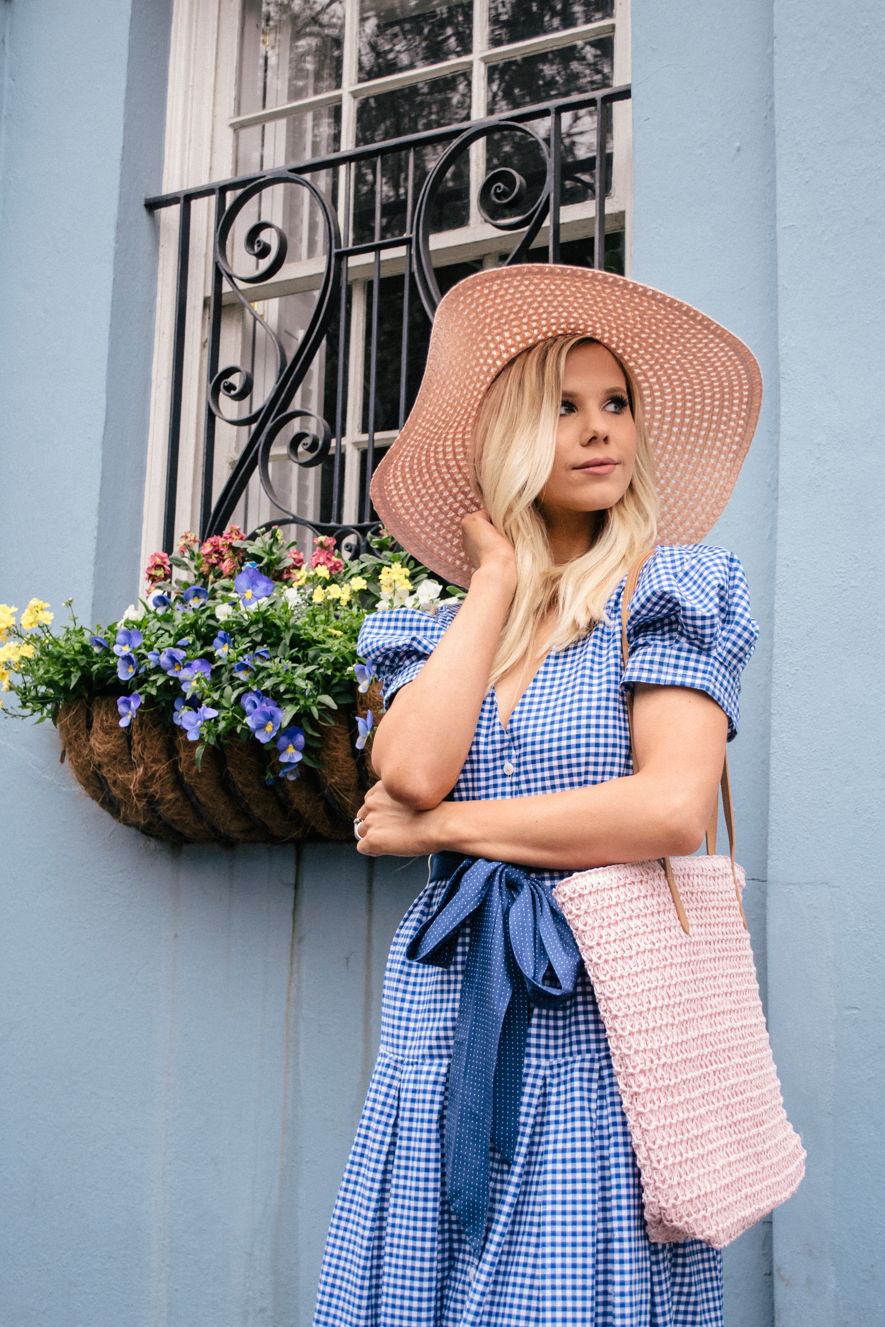spring style, gingham for spring, gingham dress, vintage style, retro summer style #springstyle #style #spring #gingham