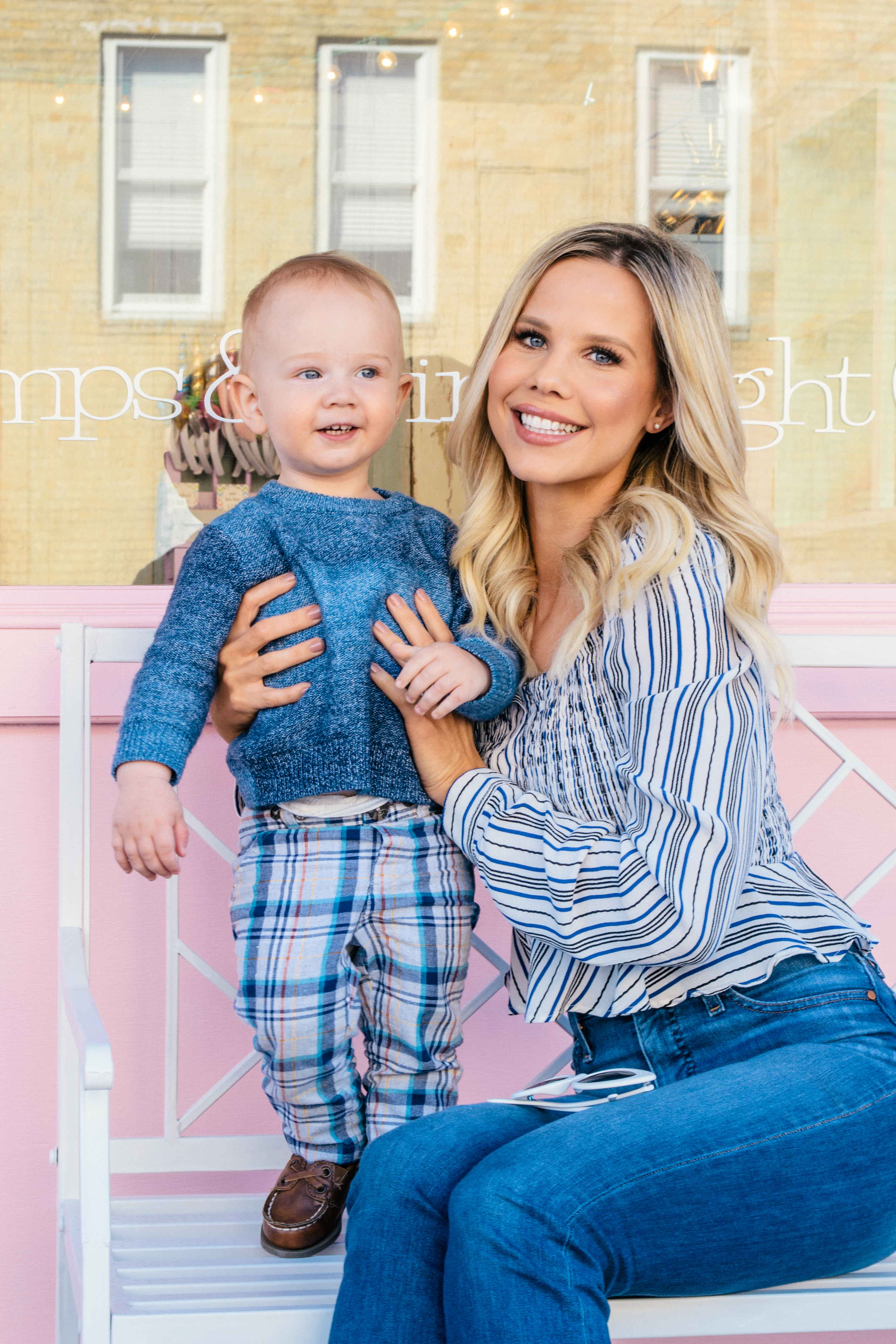 Instagram mom and son, mom blogger, mom outfit, mom style, instamom