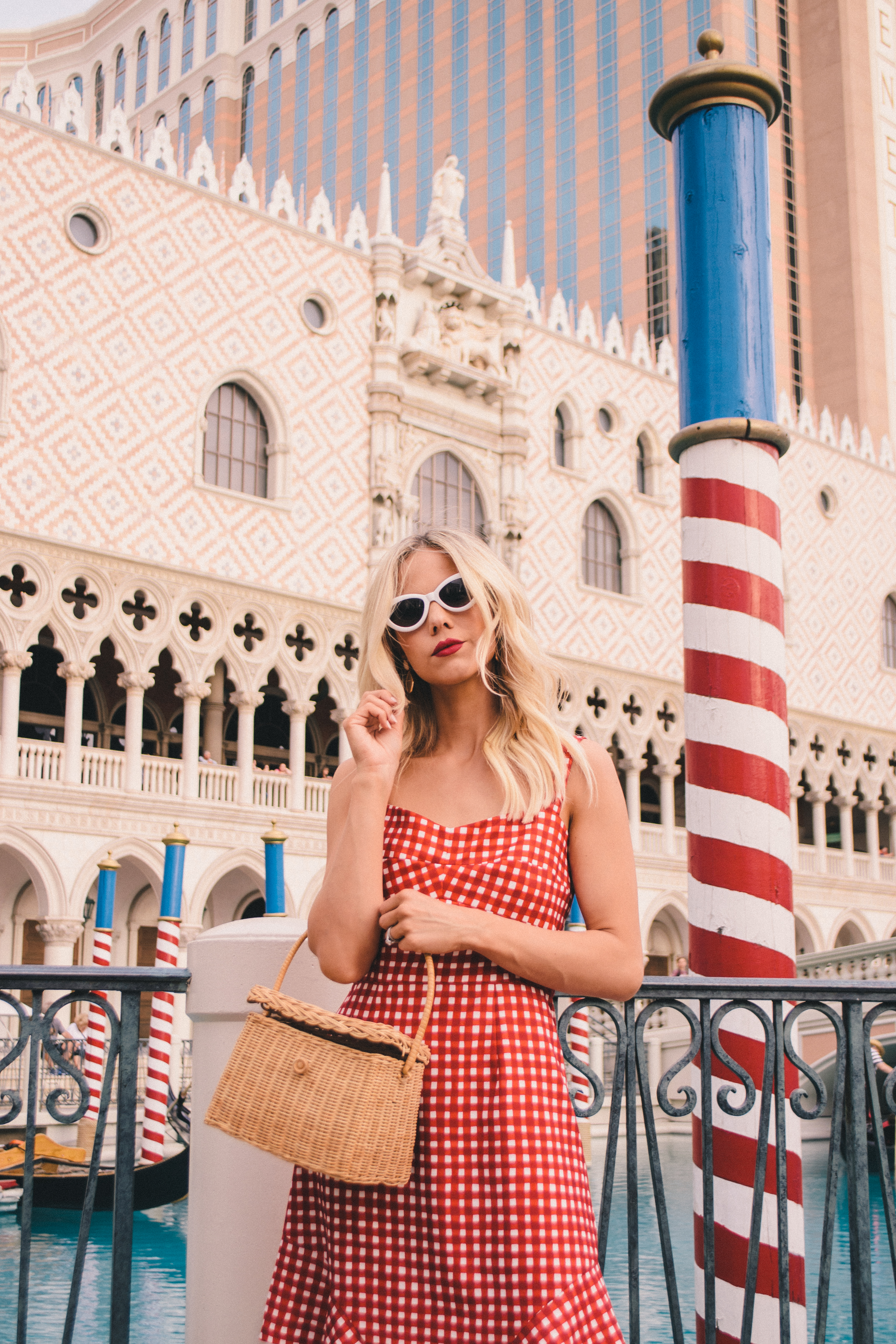 red gingham dress, summer style 2019, summer outfit, summer style, summer fashion, Las Vegas, Las Vegas Instagram, Las Vegas photography, the Venetian Las Vegas, 50s gingham, 1950s gingham, picnic outfit, picnic chic #gingham #summerfashion #lasvegas