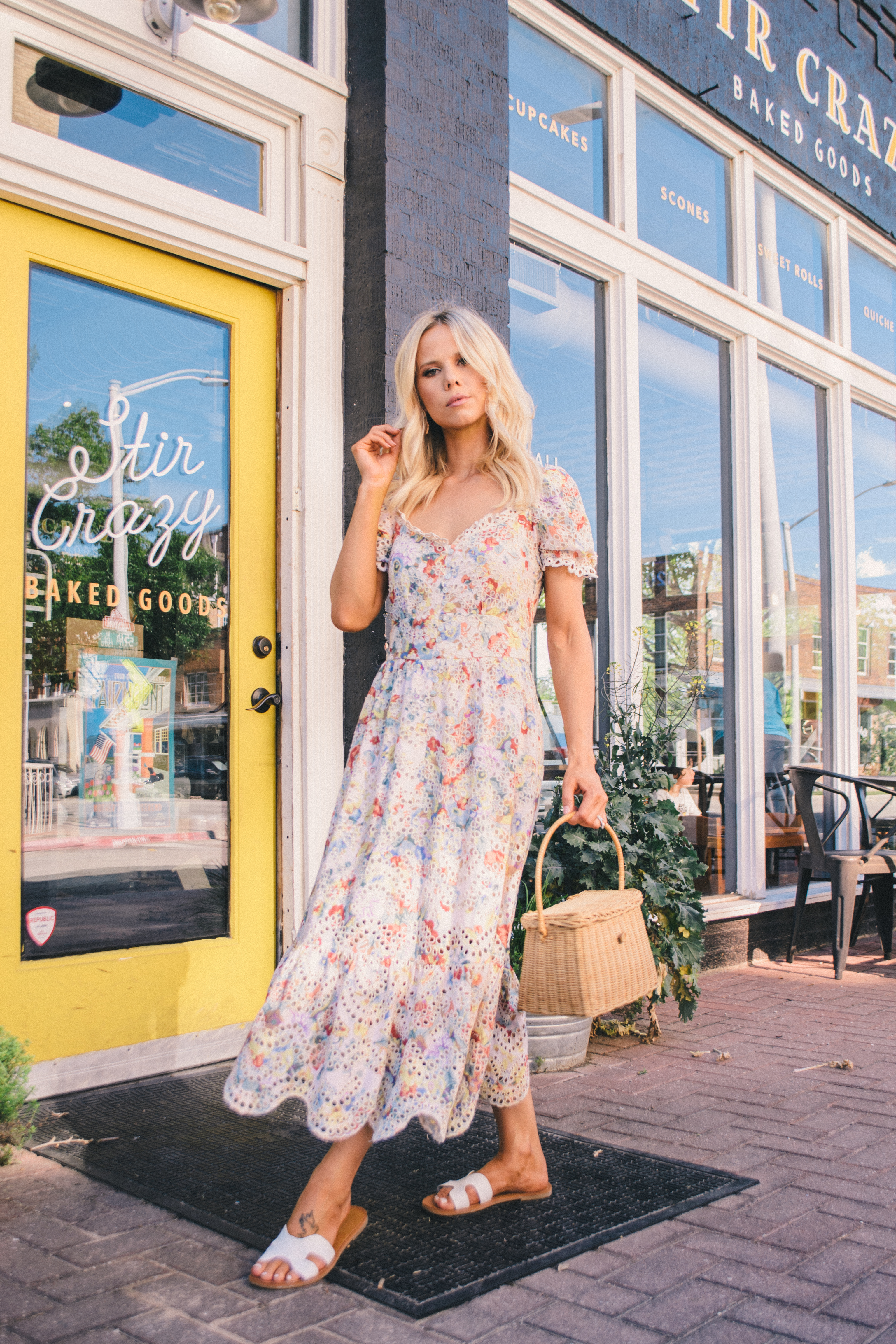 2019 Summer Style, Summer dress, scalloped dress, Glam Life Living, Hannah McDonell #summer #fashion #style 