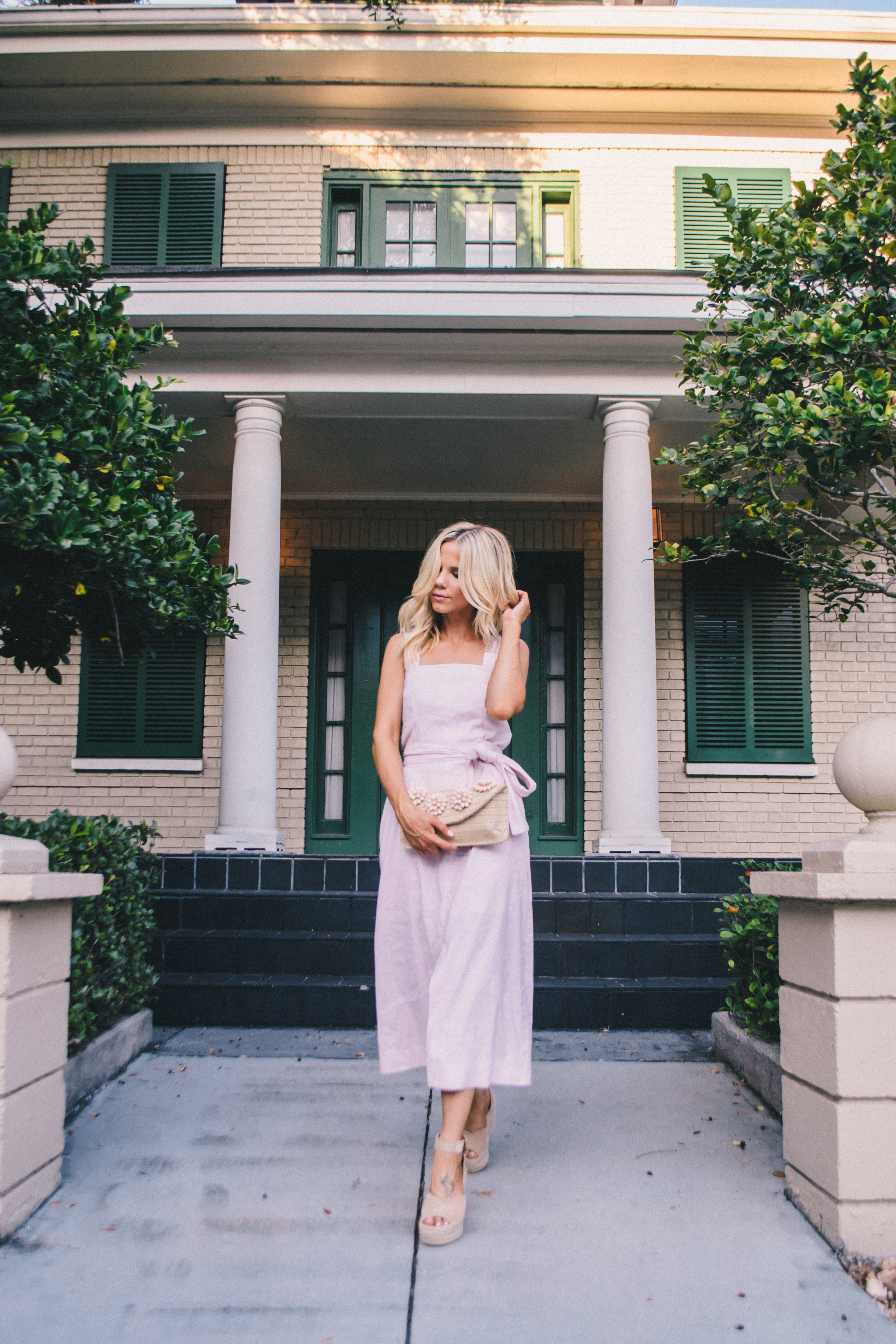 Vince Camuto pink linen dress, summer dress, pink dress, Glam Life Living, Hannah McDonnell, Florida Blogger, Tampa Blogger #tampablogger #floridablogger #linendress