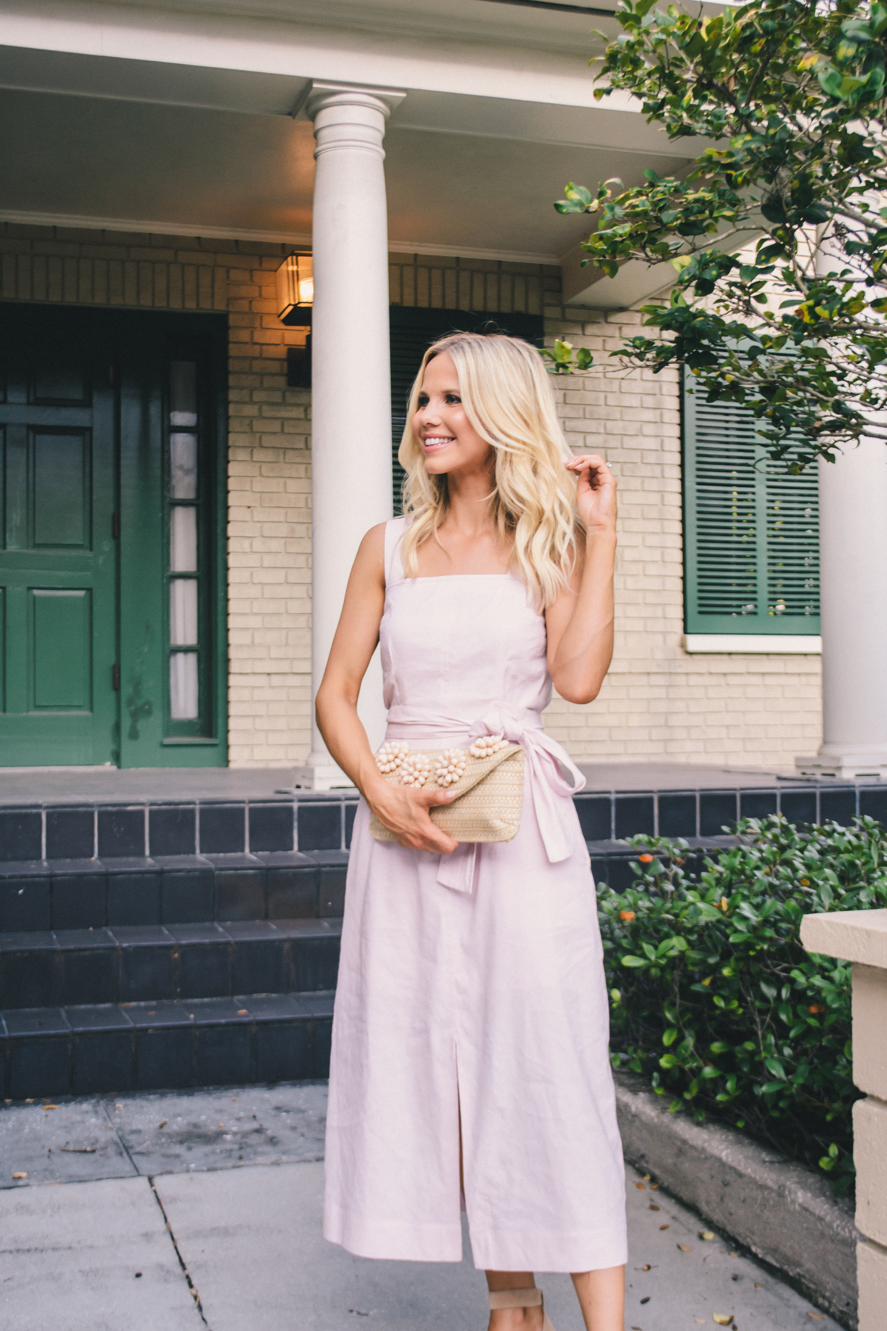 pink linen dress by vince camuto on Glam Life Living #linendress 