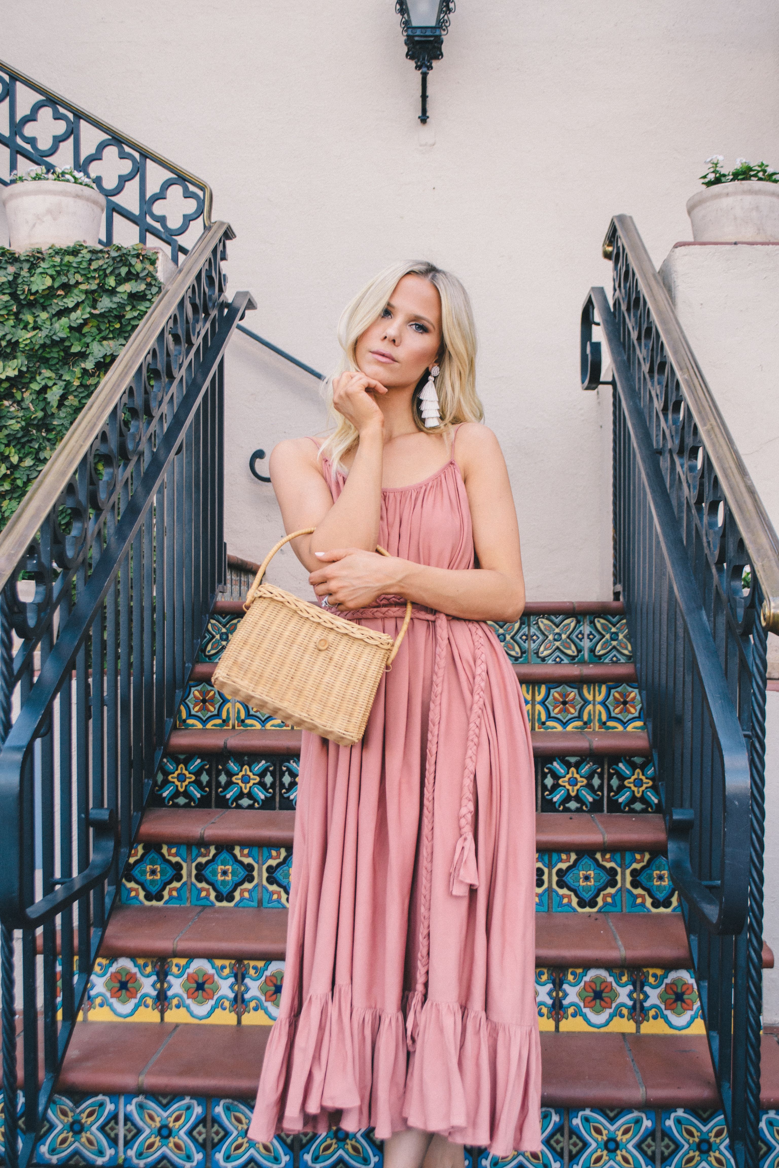 Red Dress flowy belt midi dress perfect for a beach getaway #beachgetaway #reddress #vacation #summerstyle