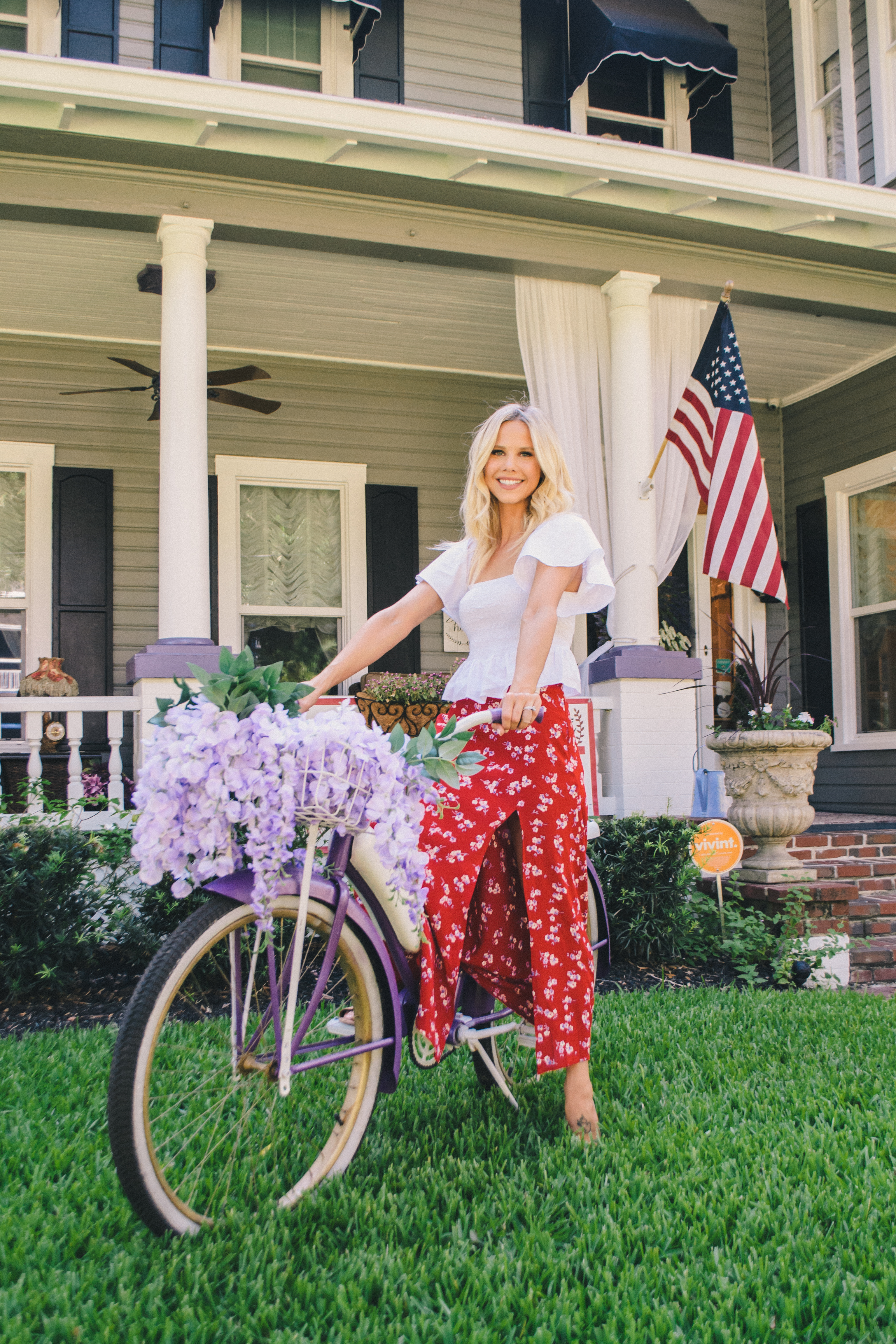 white summer blouses, red floral maxi skirt, Memorial Day style, 4th of July Style, summer style, summer outfit, Tampa blogger, Florida blogger #summerstyle #summeroutfit #southernstyle 