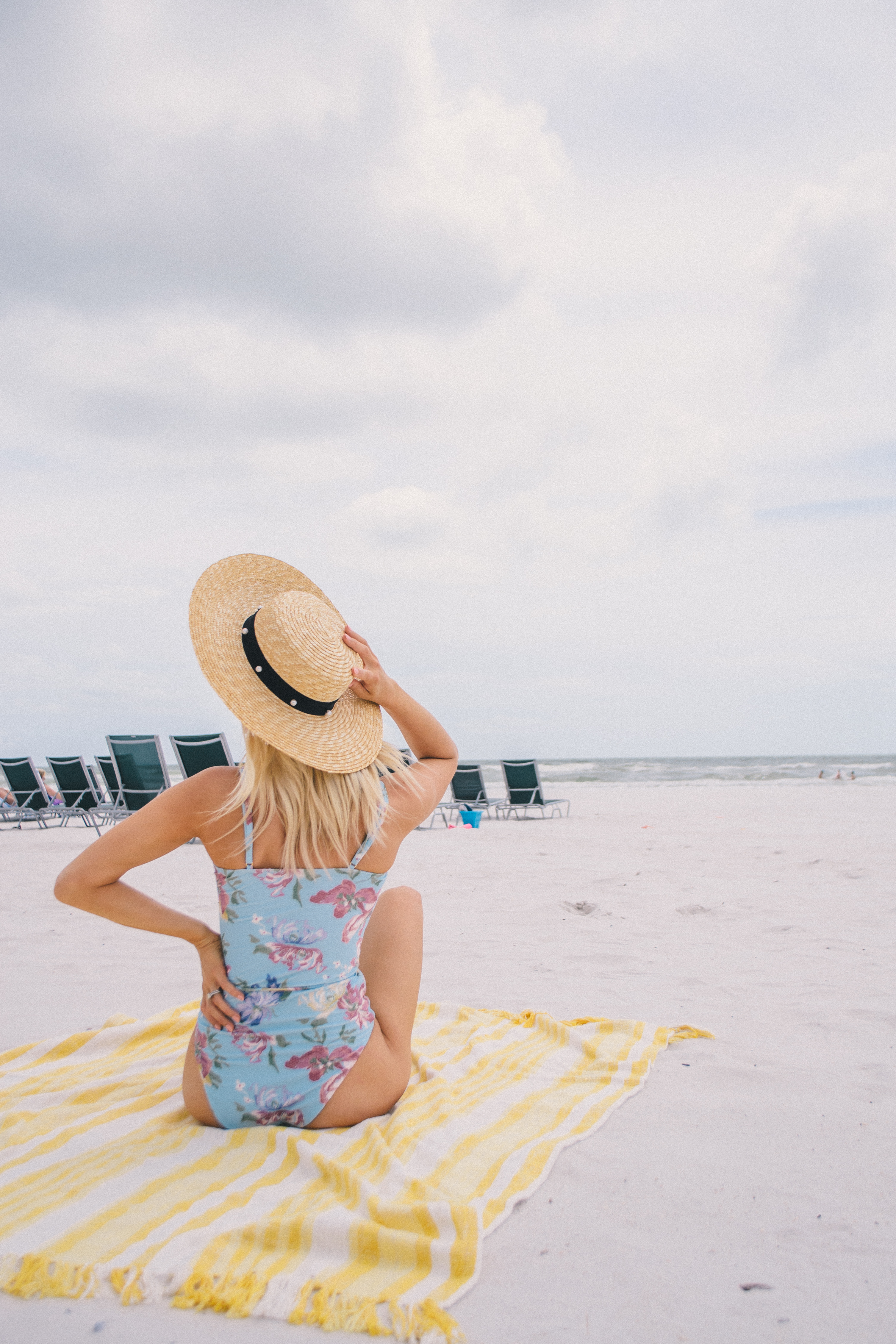 A One Piece Swimsuit, St. Pete Beach, the Don CeSar hotel, floral one piece #swimwear #swimsuit #onepiece 