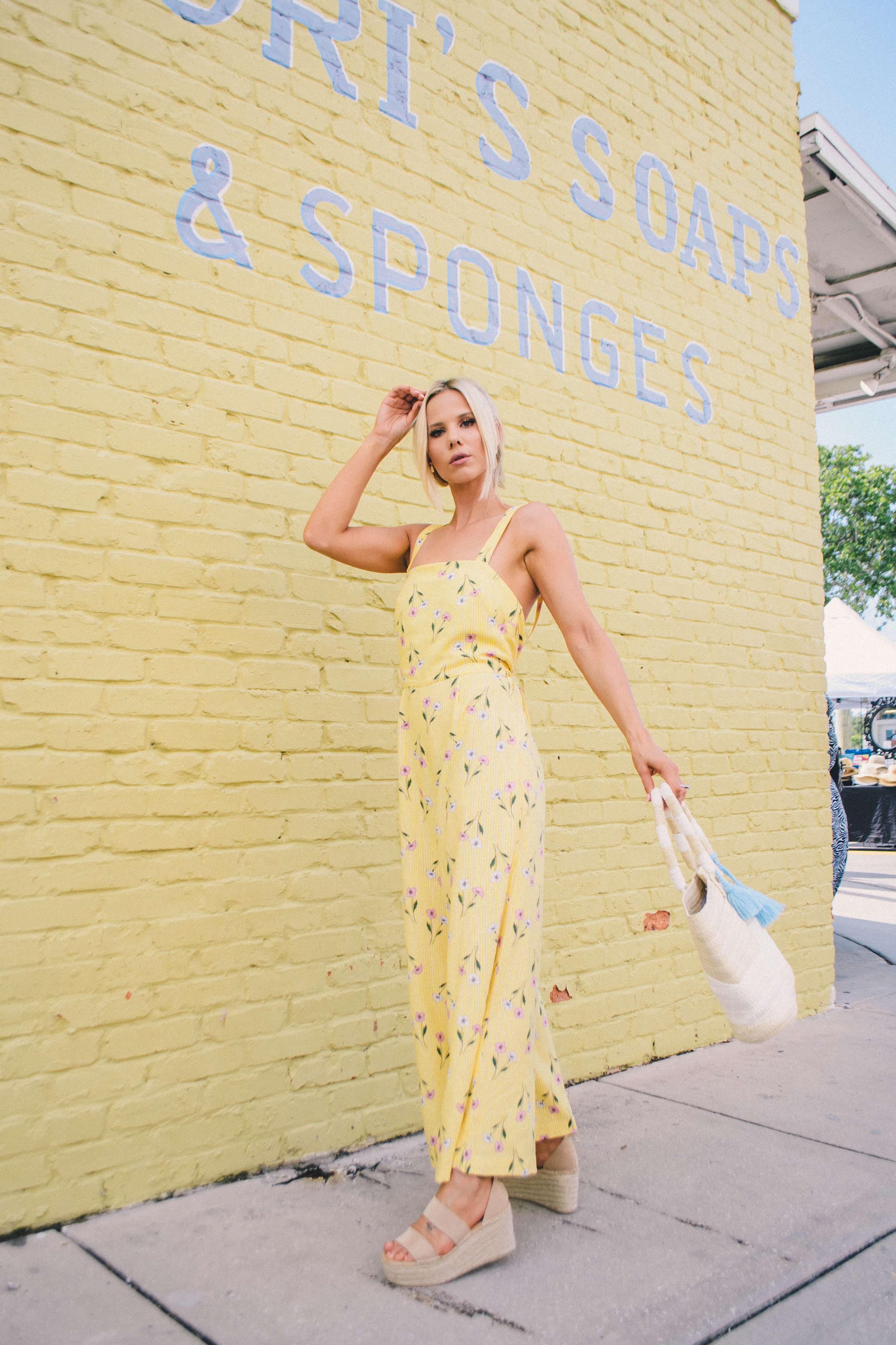  Finders Keepers yellow floral jumpsuit, summer jumpsuit #jumpsuit #yellowjumpsuit #finderskeepersthelabel