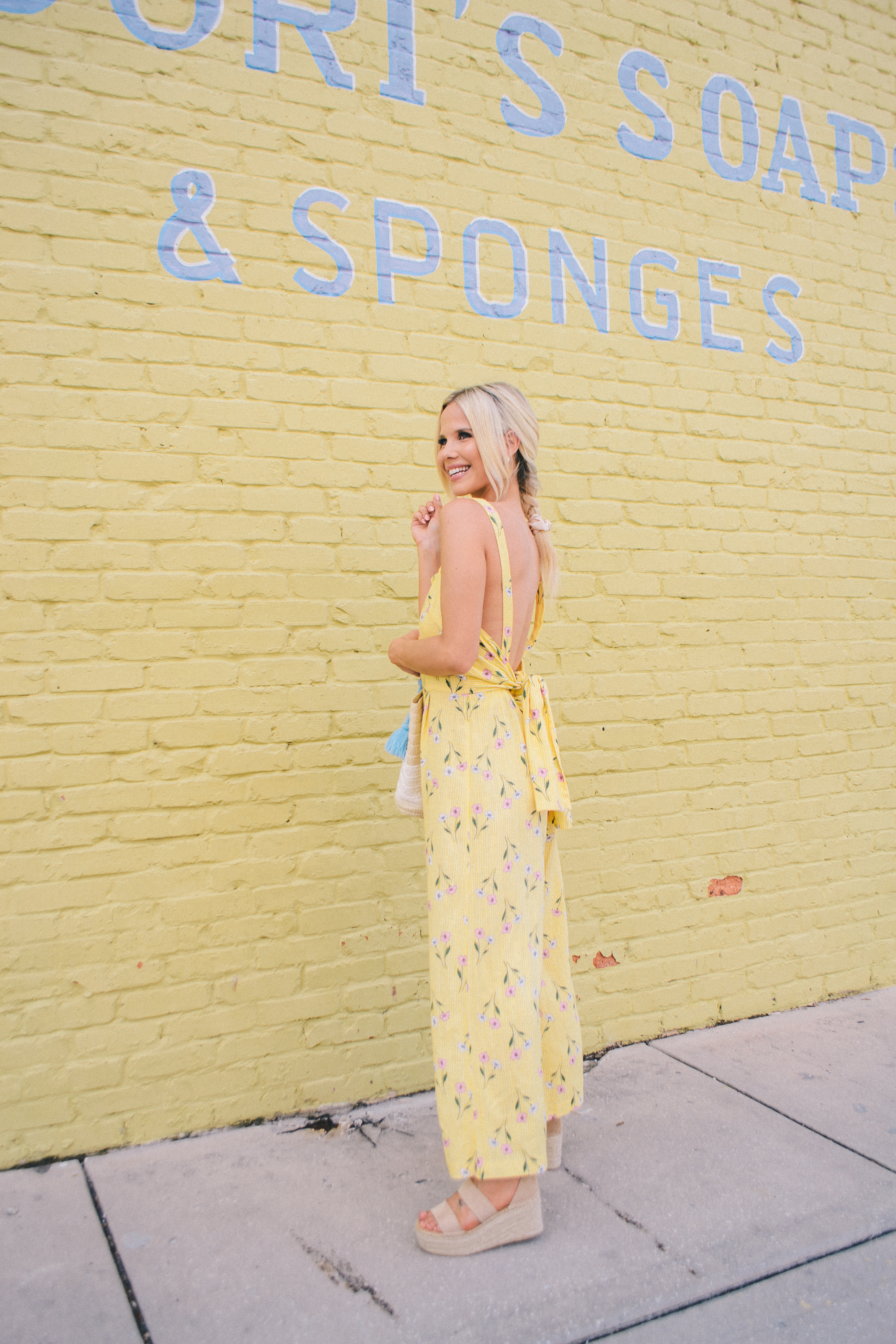 Finders Keepers yellow floral jumpsuit, summer jumpsuit #jumpsuit #yellowjumpsuit #finderskeepersthelabel