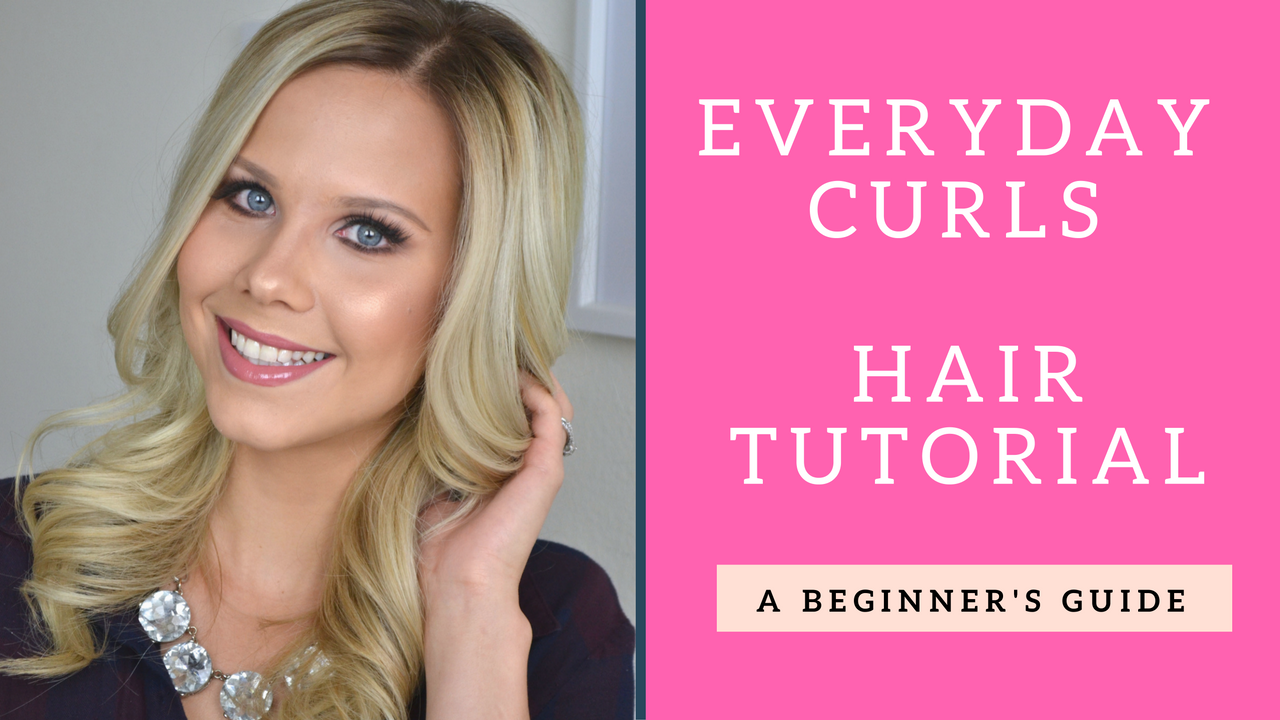 Everyday Curls Hair Tutorial on glamlifeliving.com