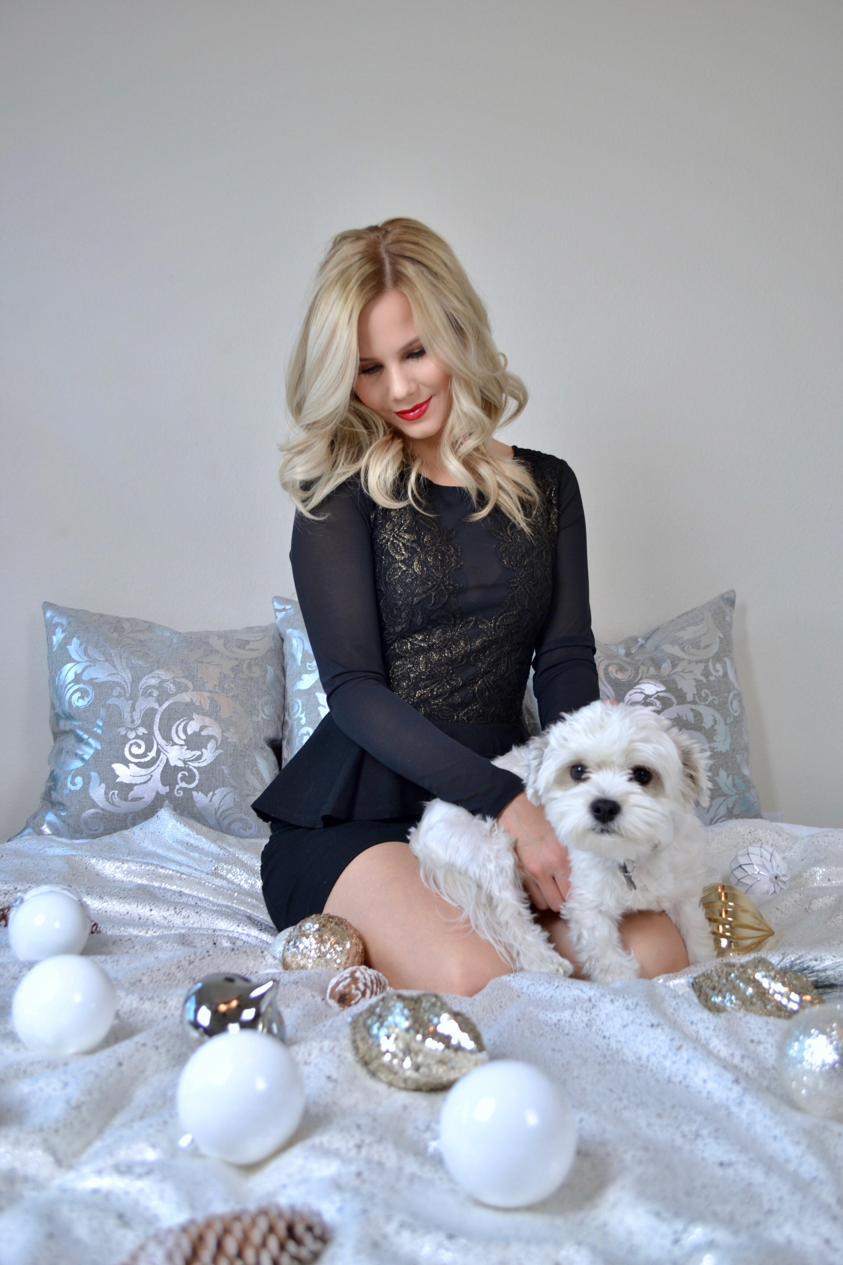 Holiday Hair and Makeup Look on glamlifeliving