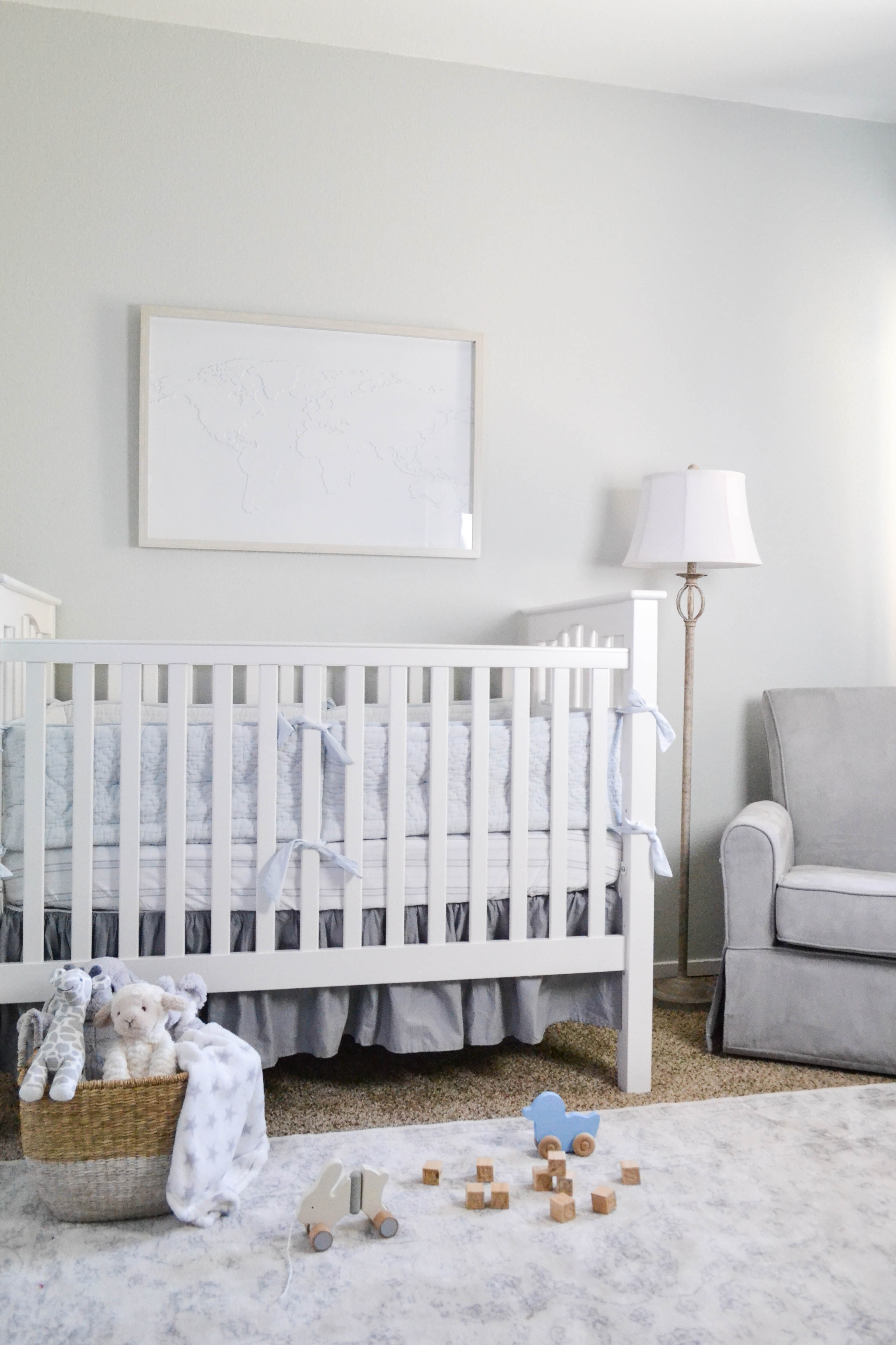 calm and neutral boy nursery