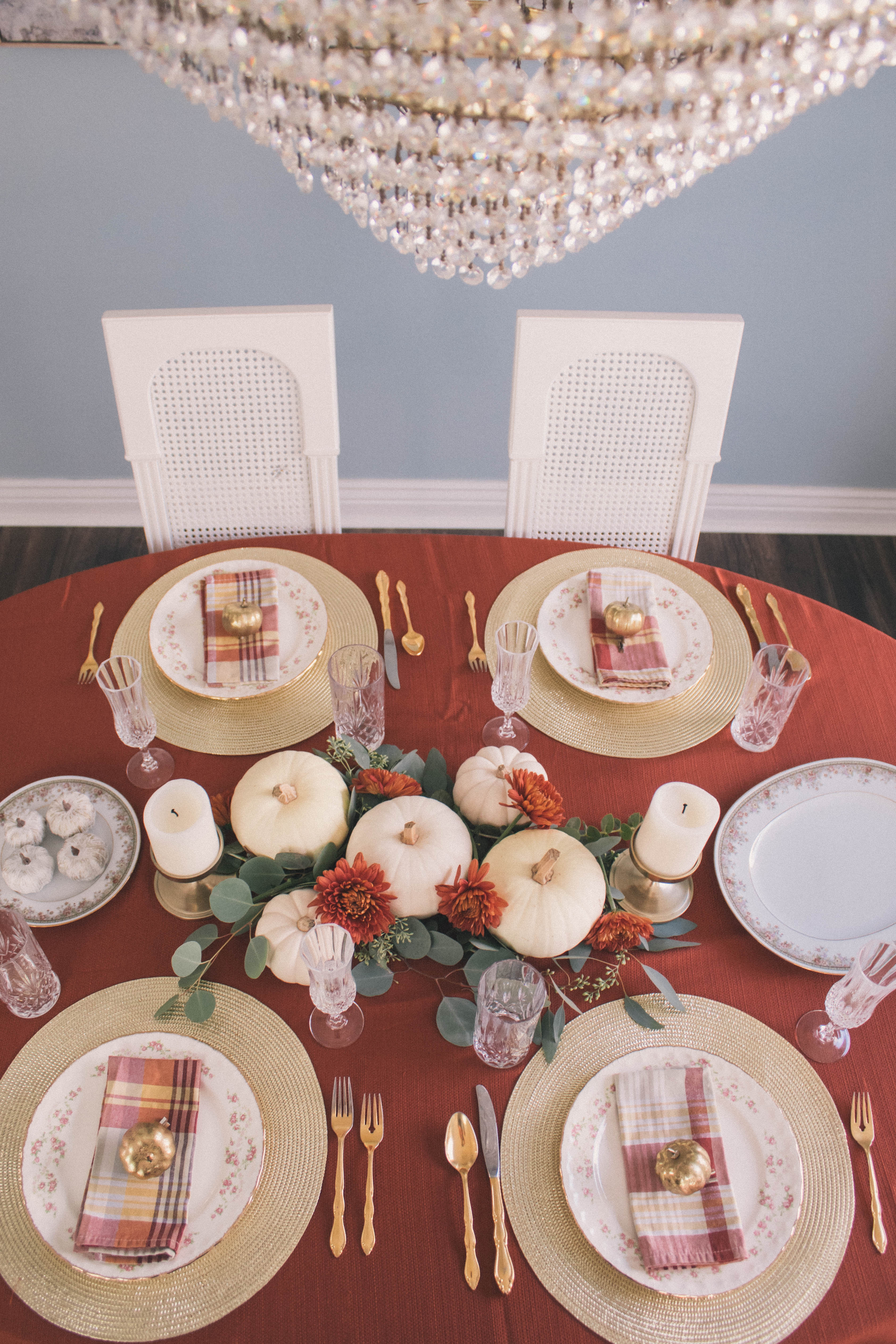 A Classy Thanksgiving Tablescape #thanksgiving #thanksgivingtable